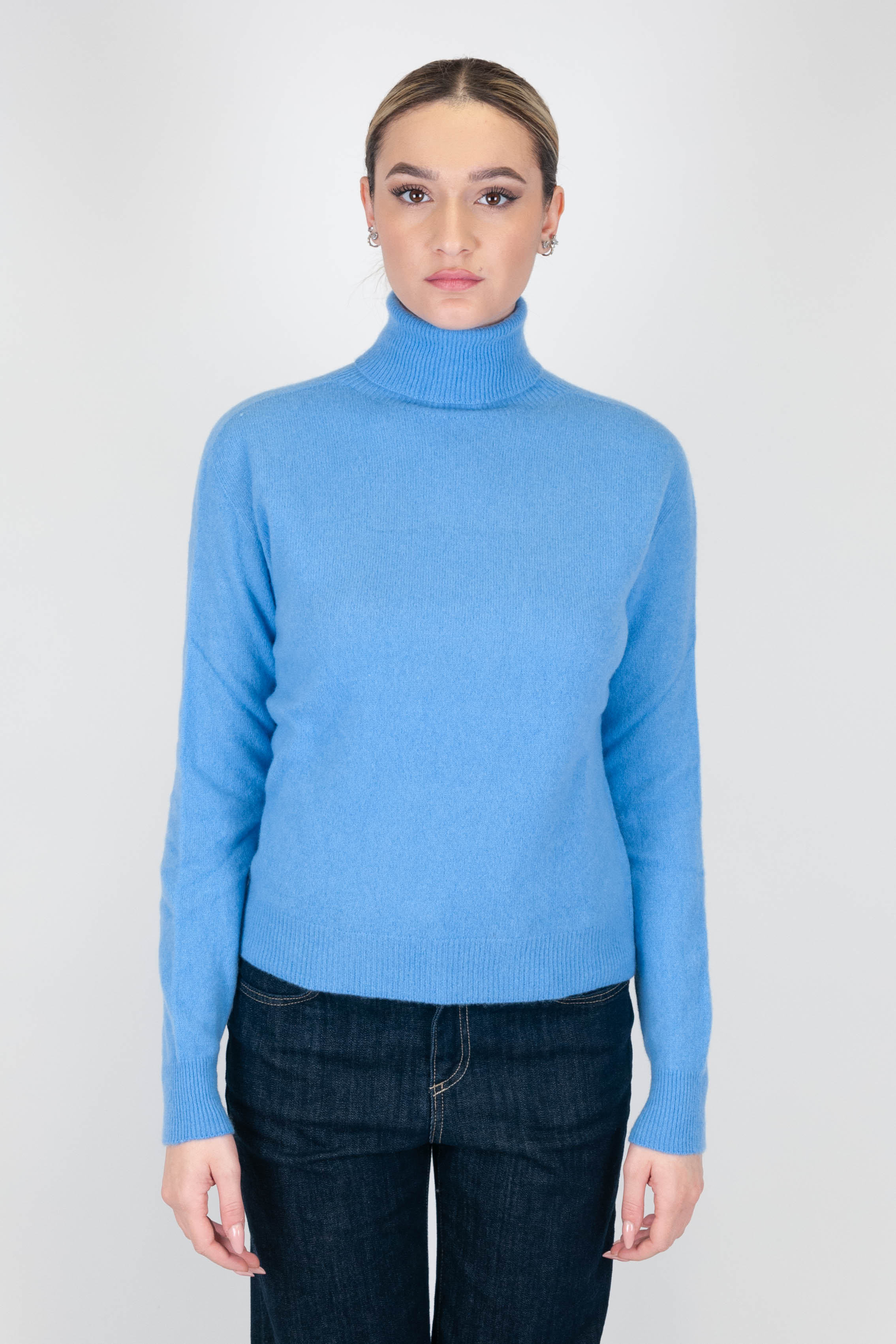 Tensione in - Dolcevita in 100% puro cashmere