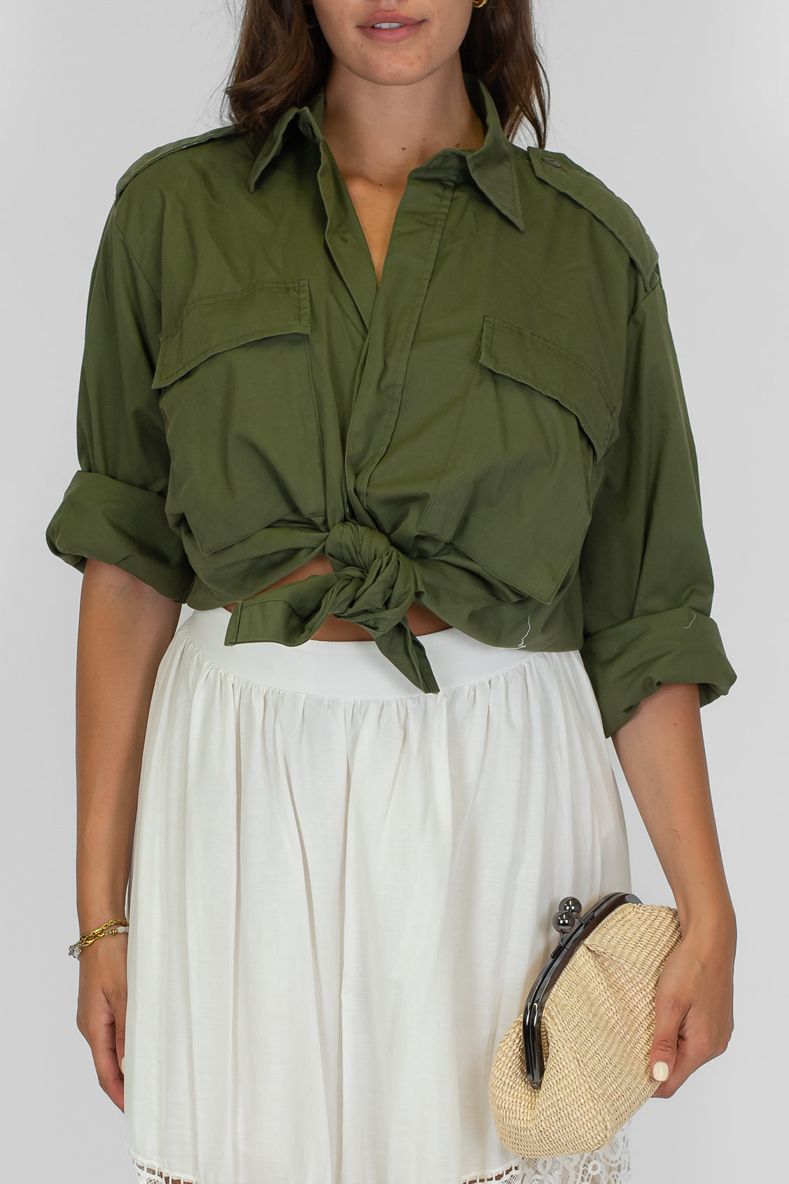 Dixie - Camicia in cotone vintage