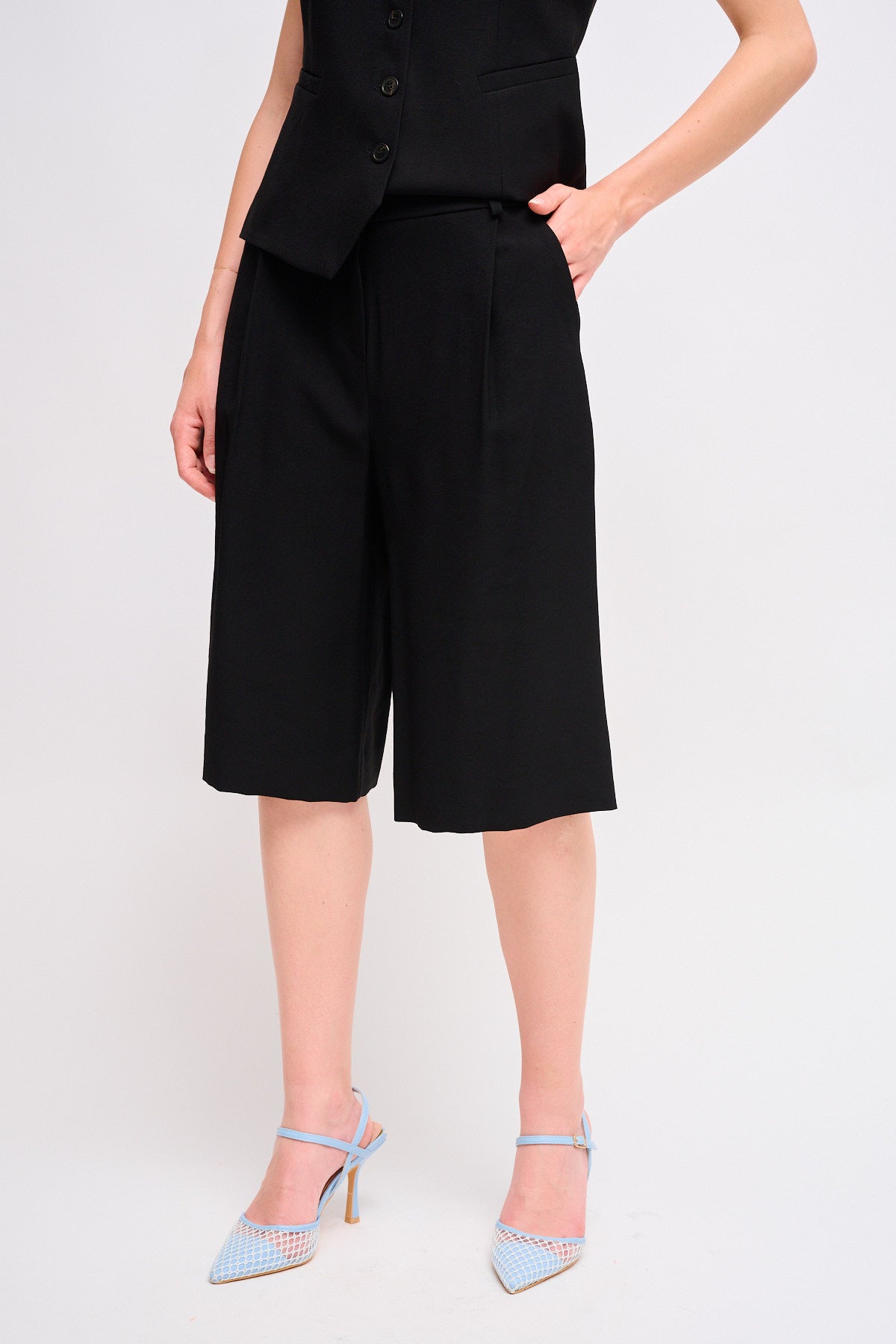 Maryley - Coordinato con gilet e bermuda