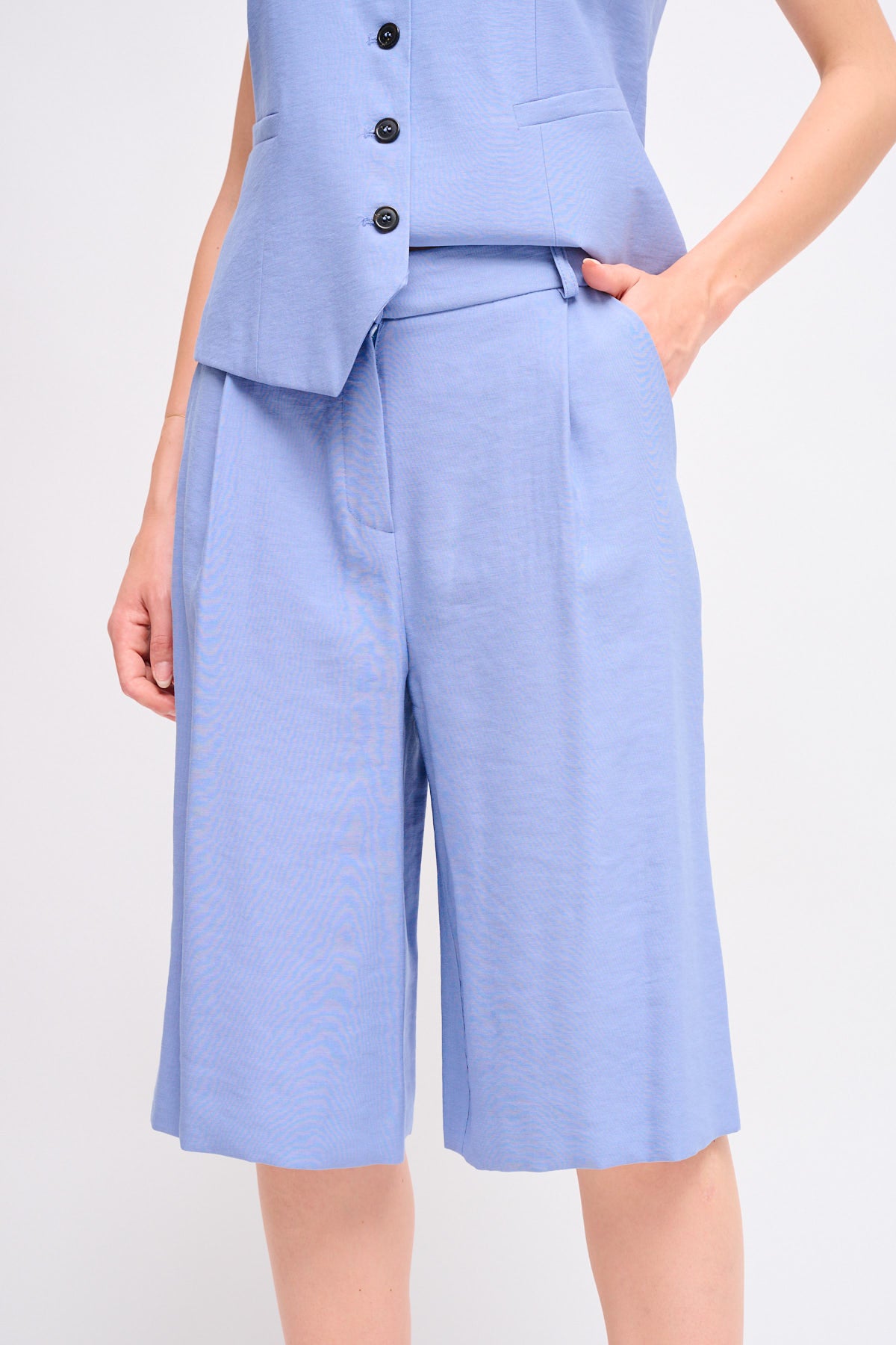 Maryley - Coordinato con gilet e bermuda