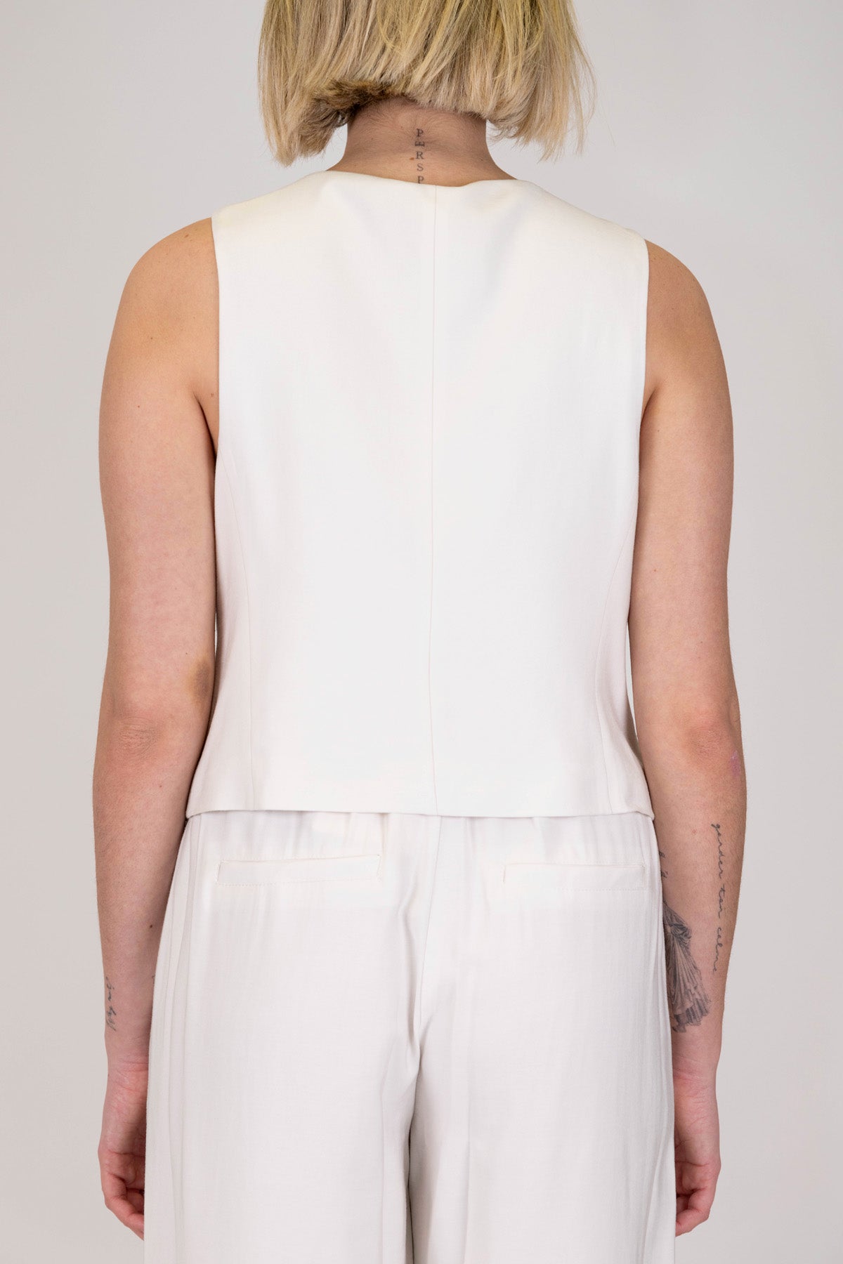 Tensione in - Coordinato gilet e pantalone palazzo