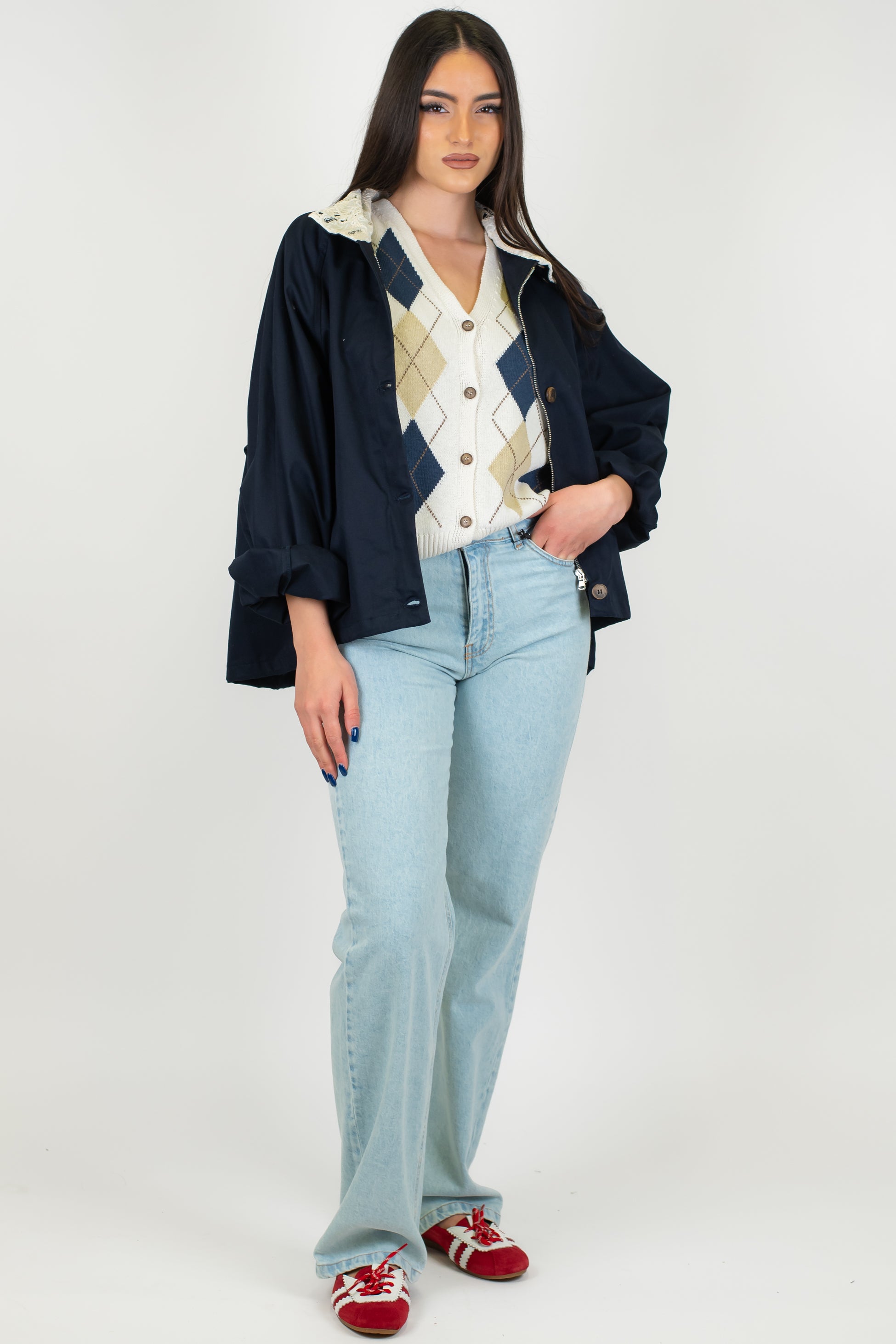 Haveone - Jeans regular lavaggio chiaro modello Benny