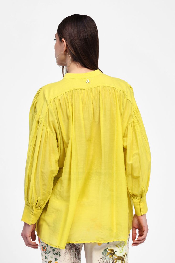 DIxie - Camicia over in misto seta