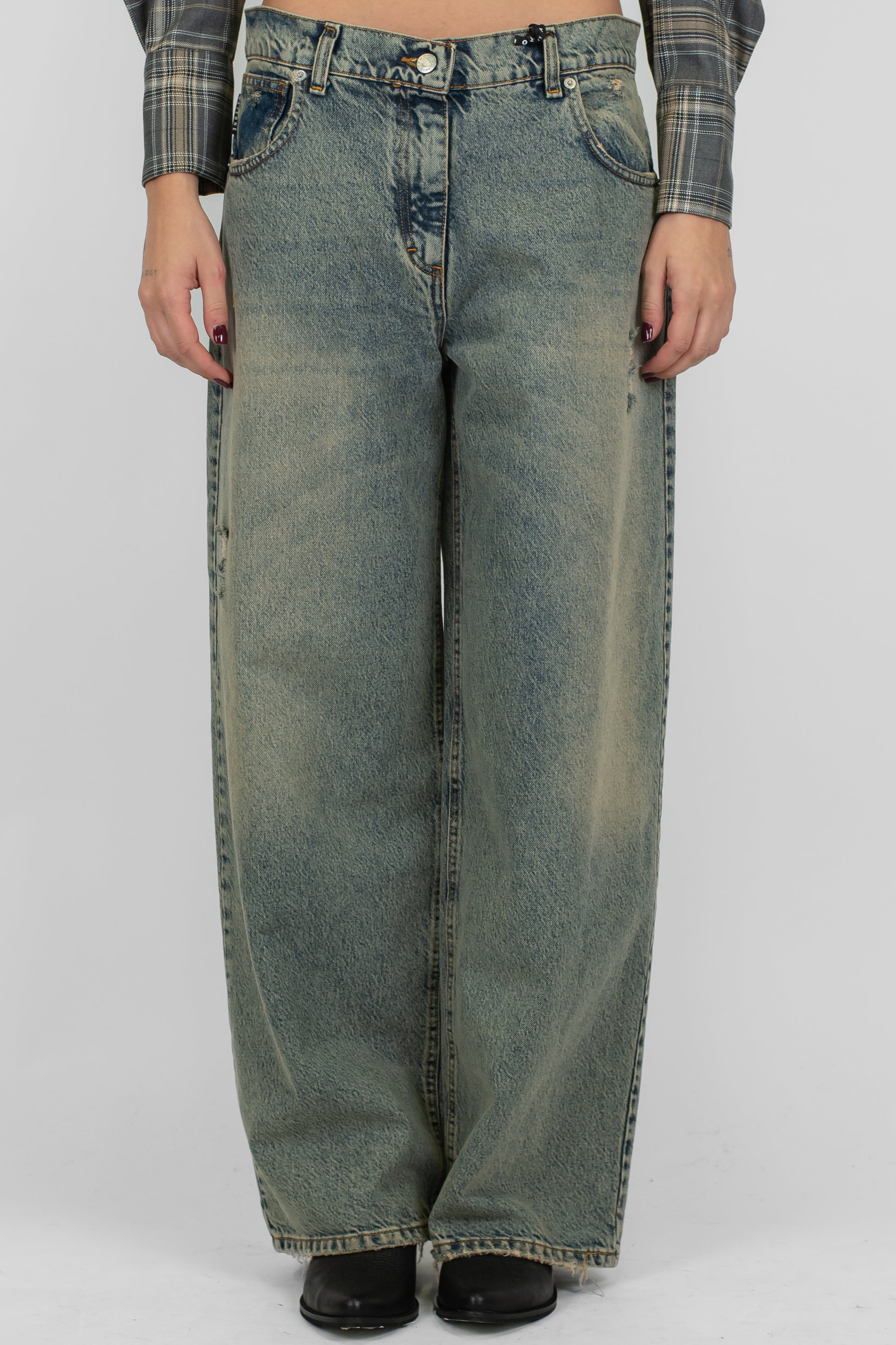 Haveone - Jeans modello Bella lavaggio sabbiato intermedio