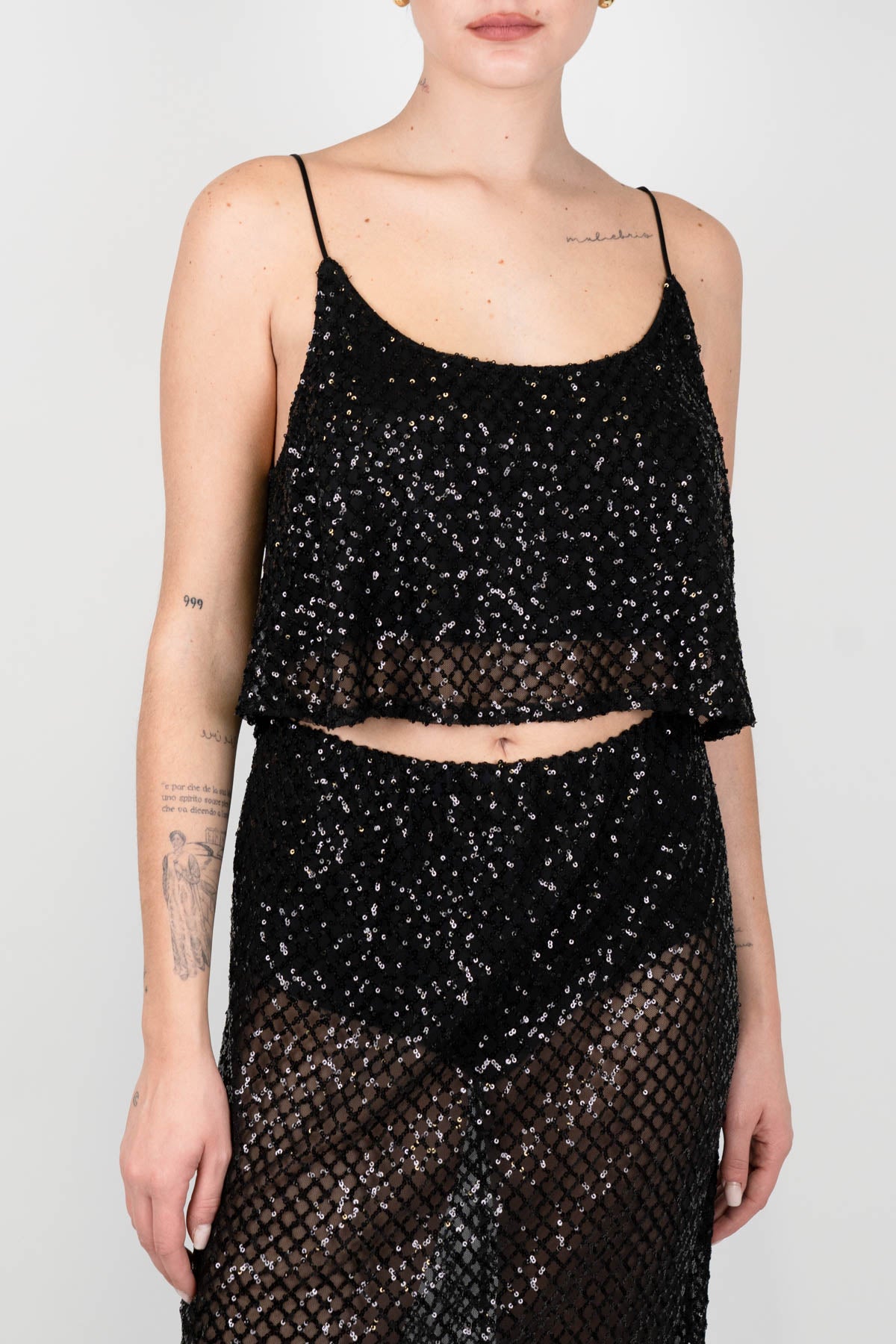 Haveone - Top rete paillettes