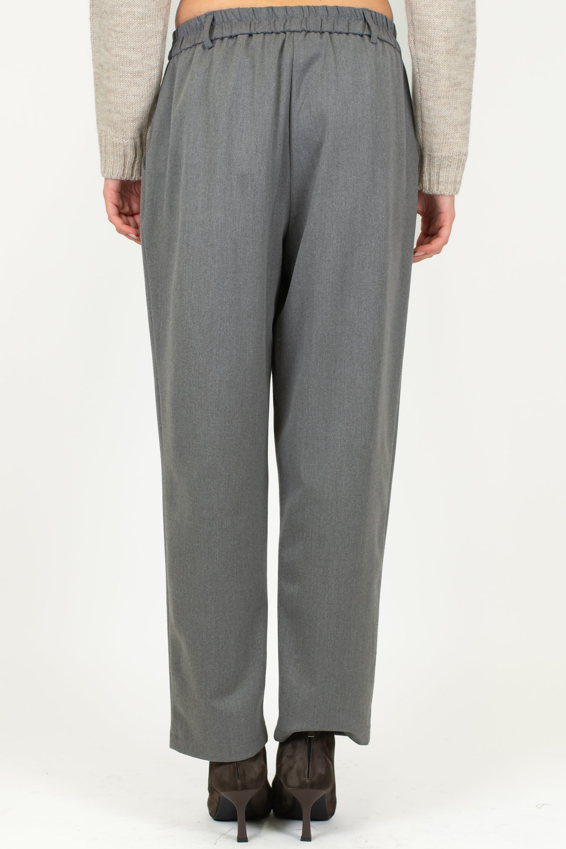 Tensione in - Pantalone in flanella slim