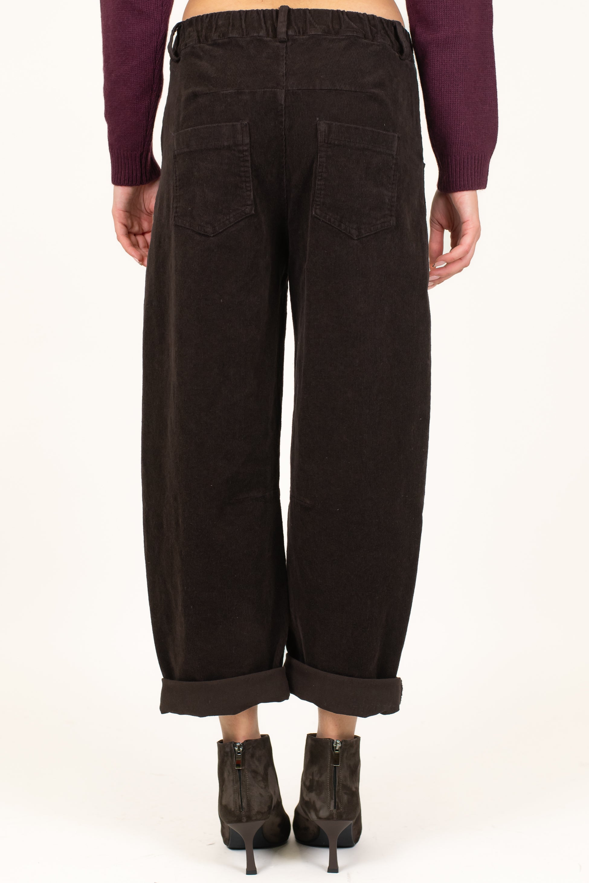 Tensione in - Pantalone balloon in velluto a coste