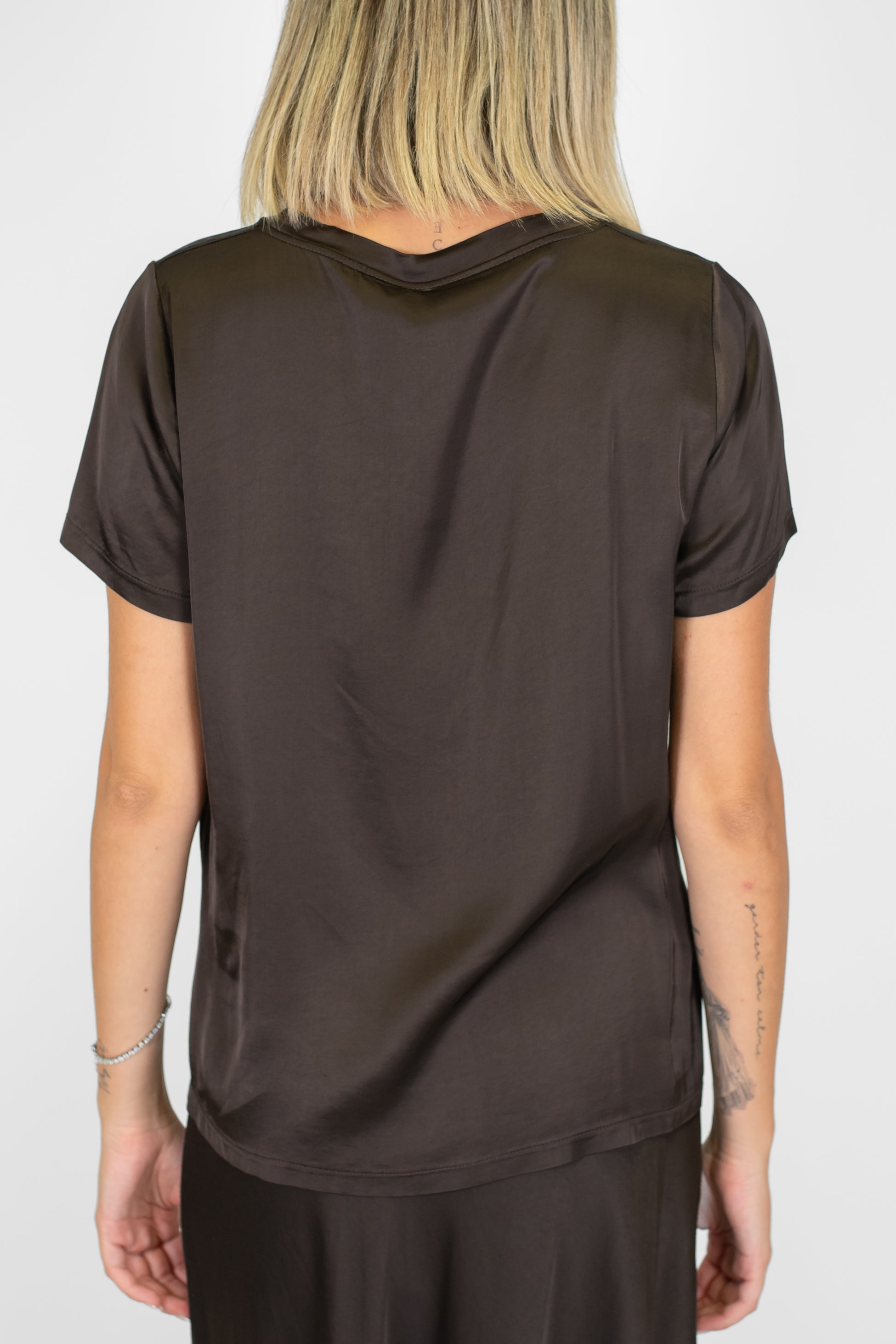 Tensione in - T-shirt mezzamanica in viscosa