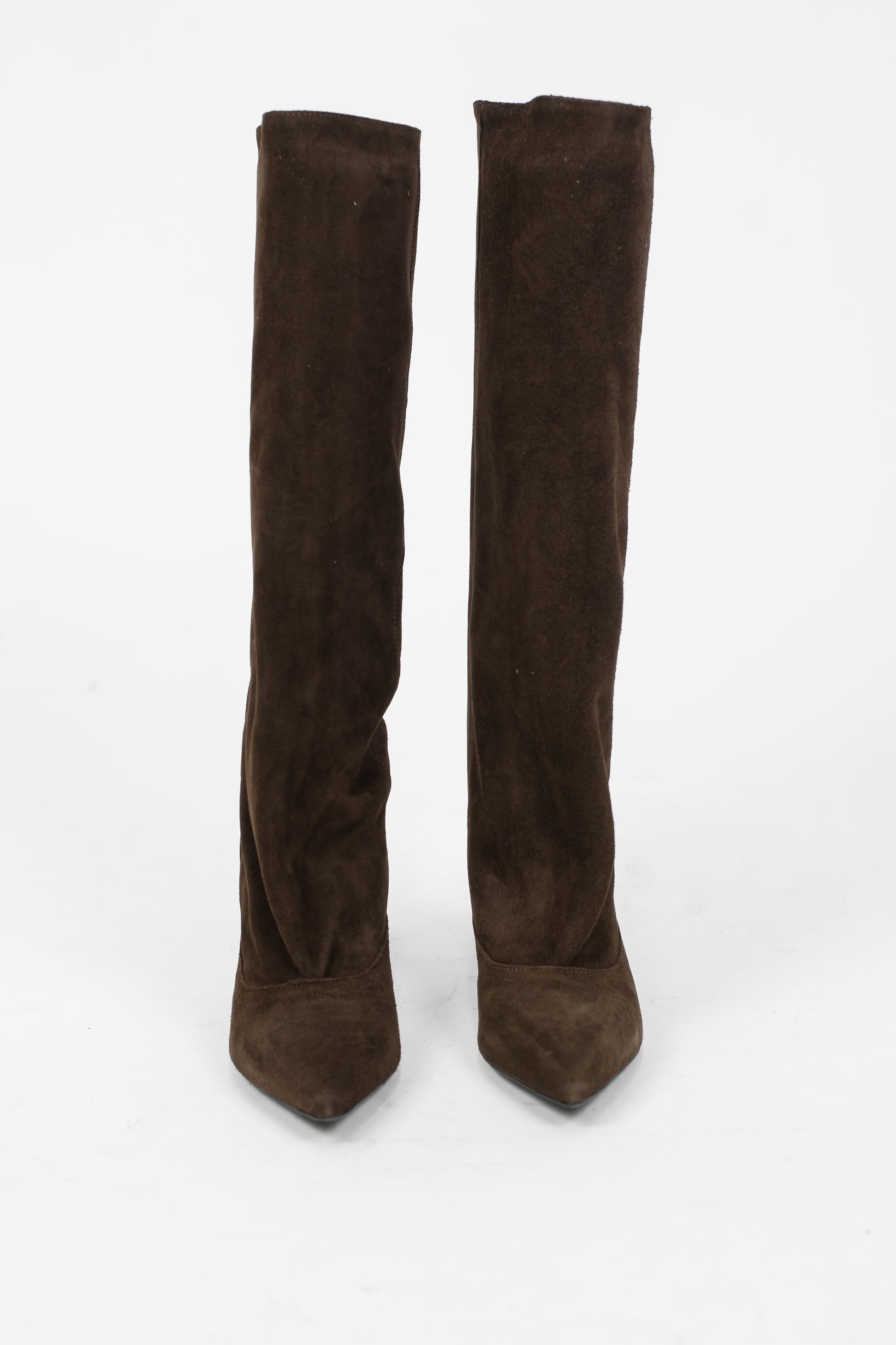 Ovyé - Stivale alto in camoscio con tacchetto