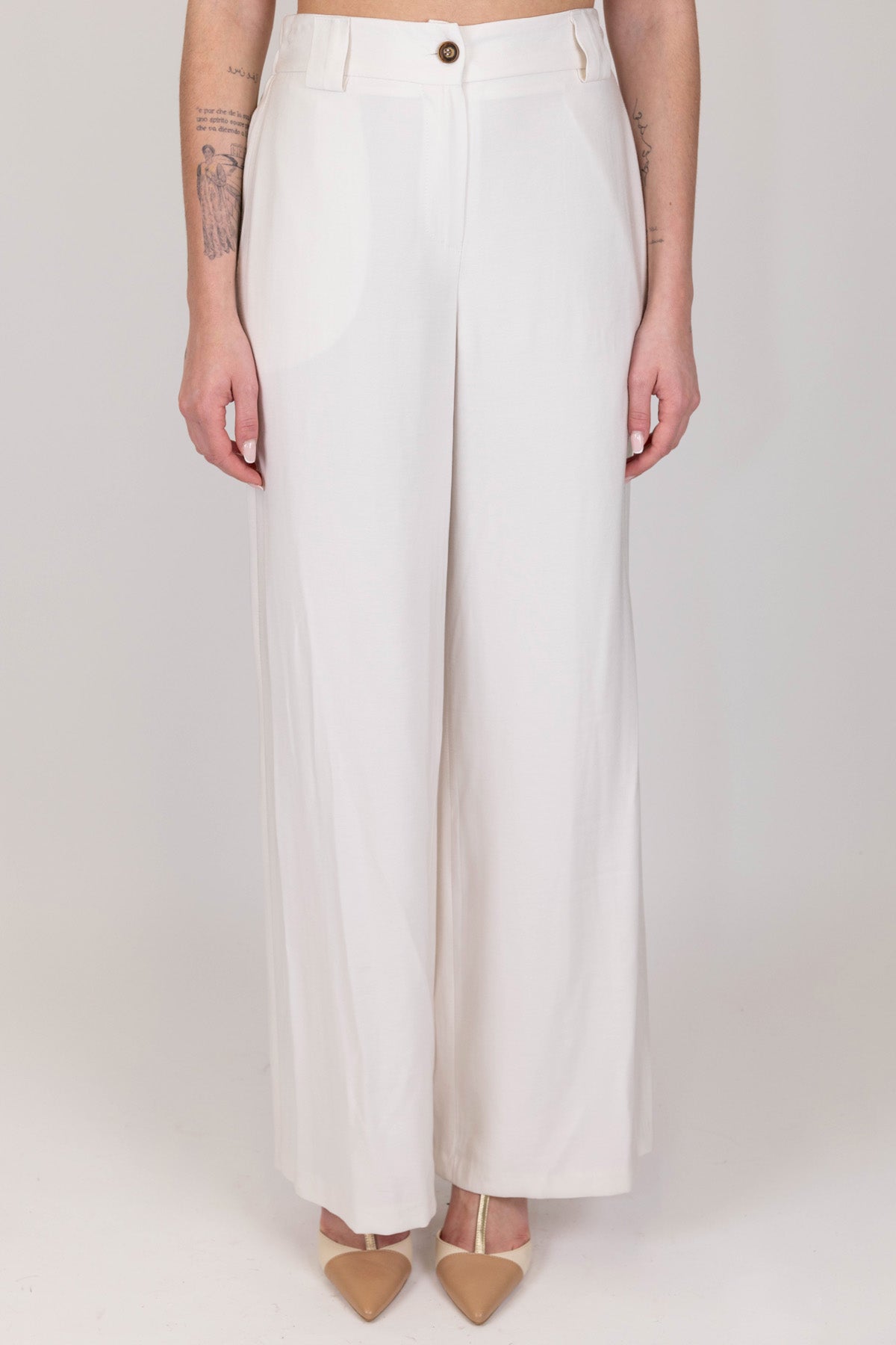 Tensione in - Coordinato gilet e pantalone palazzo