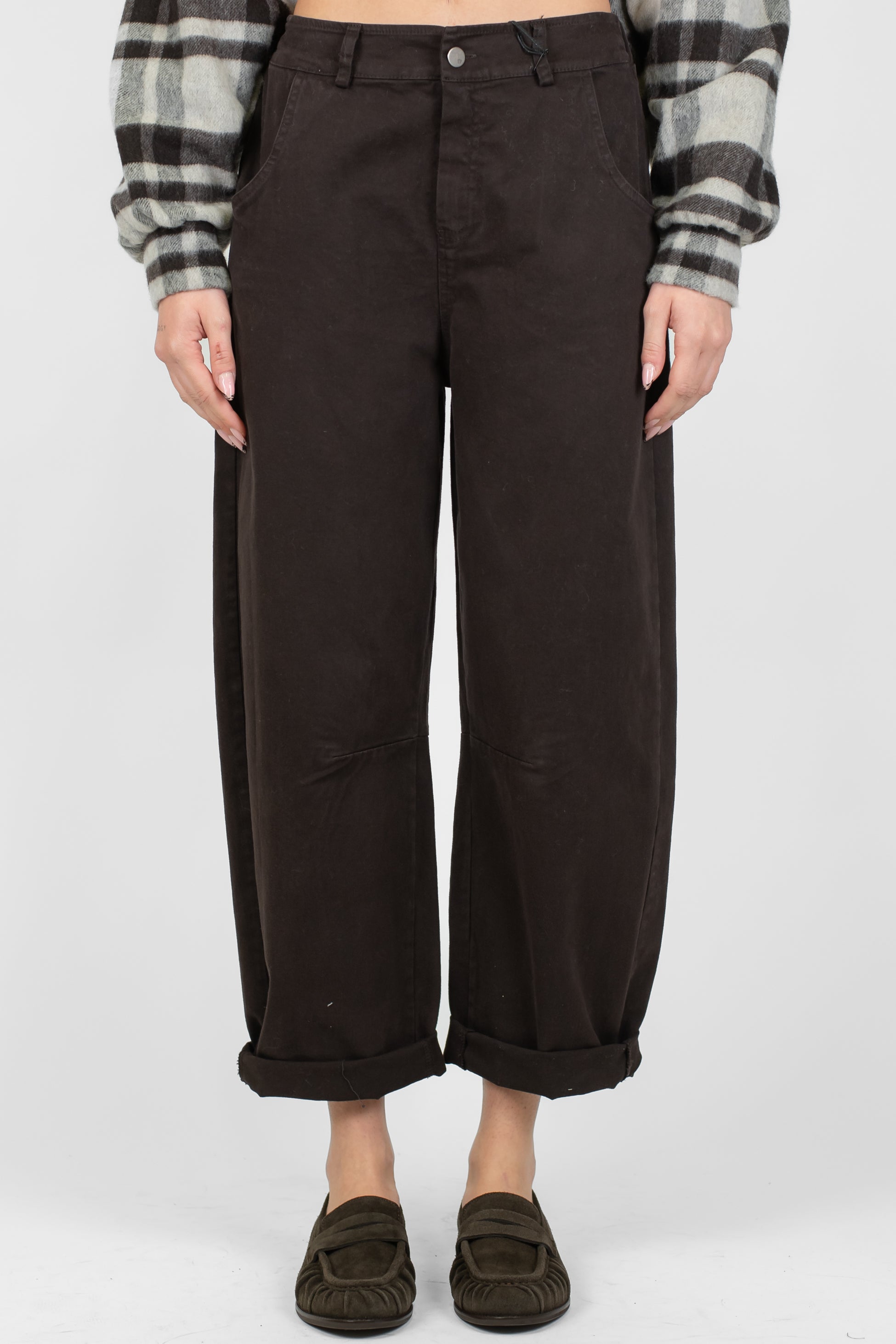 Tensione in - Pantalone balloon in cotone invernale