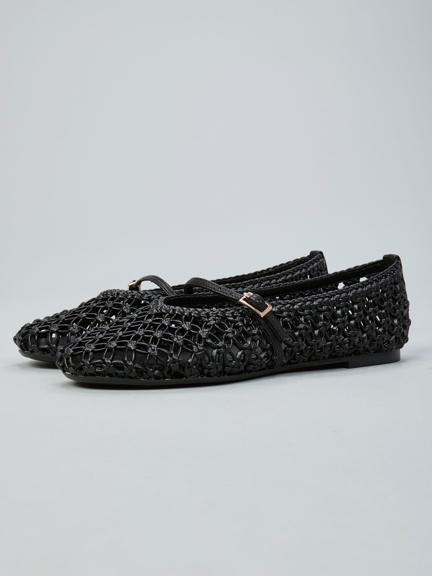 Ovyè - Ballerina in ecopelle intrecciata