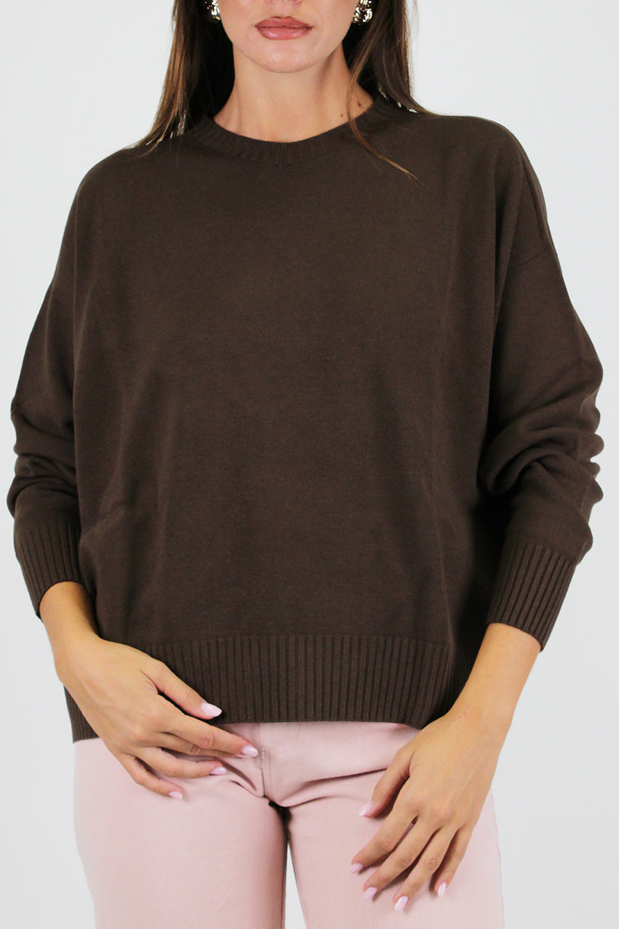 Kontatto - Maglia girocollo over