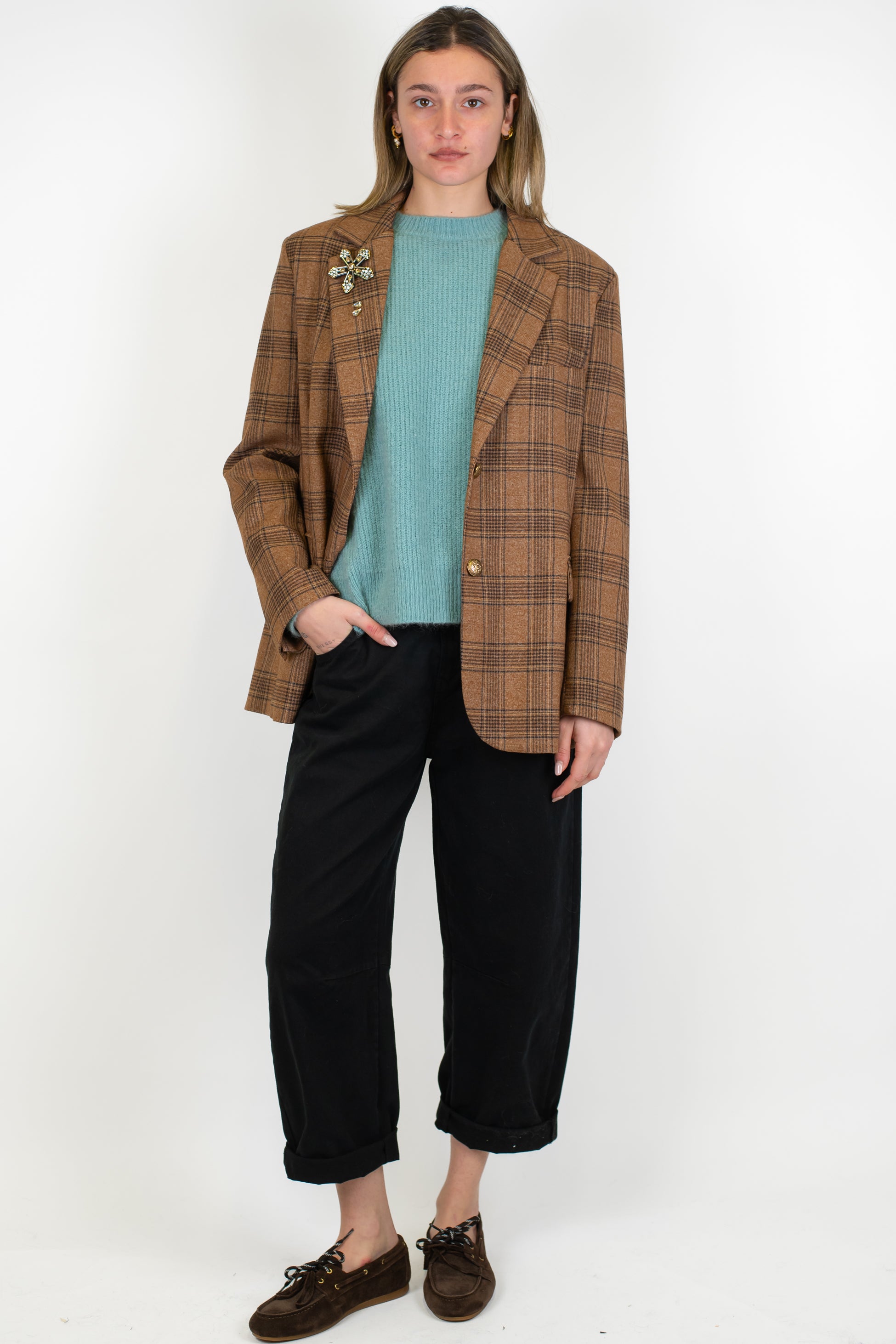 Motel - Pantalone balloon in cotone invernale