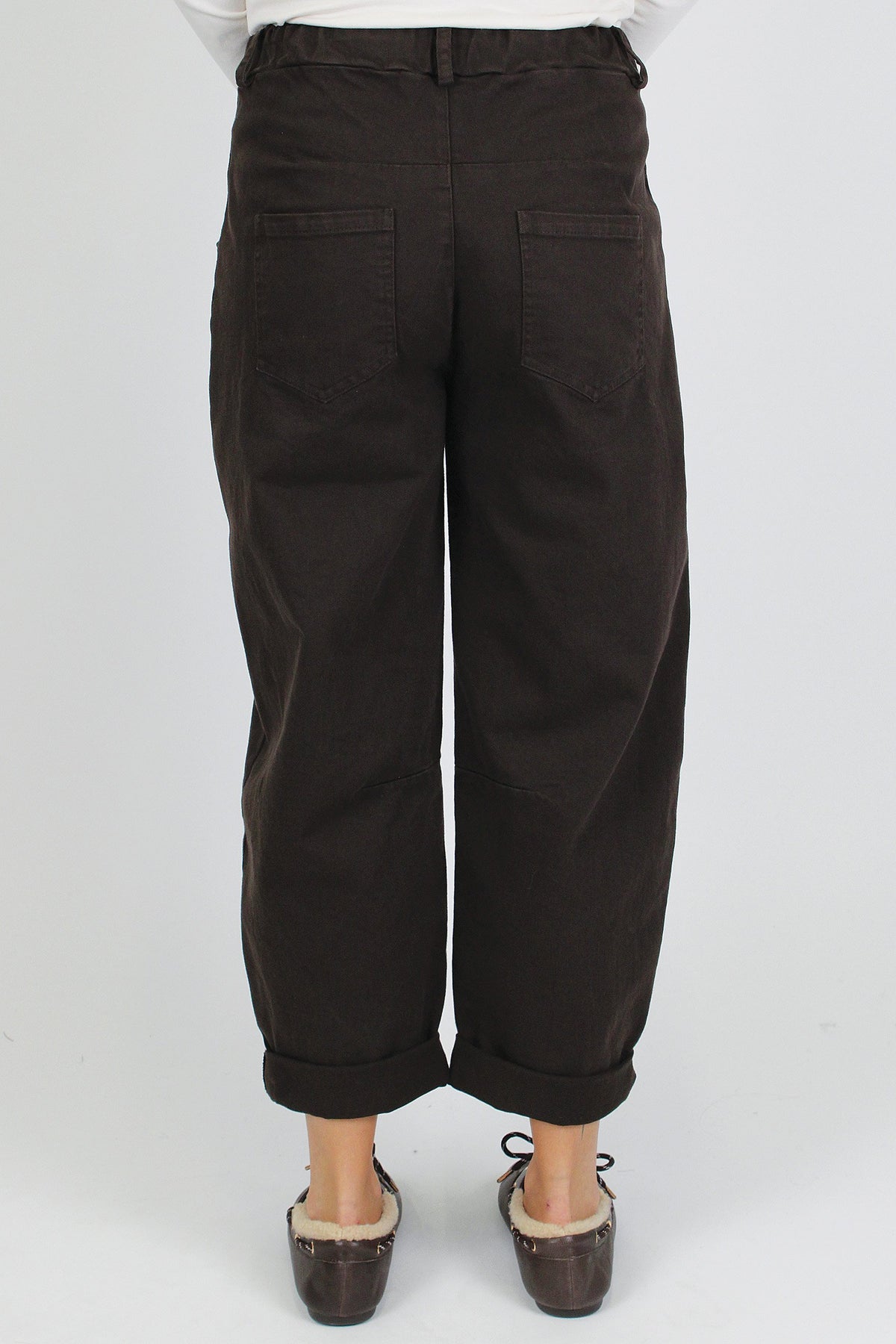 Tensione in - Pantalone balloon in denim colorato