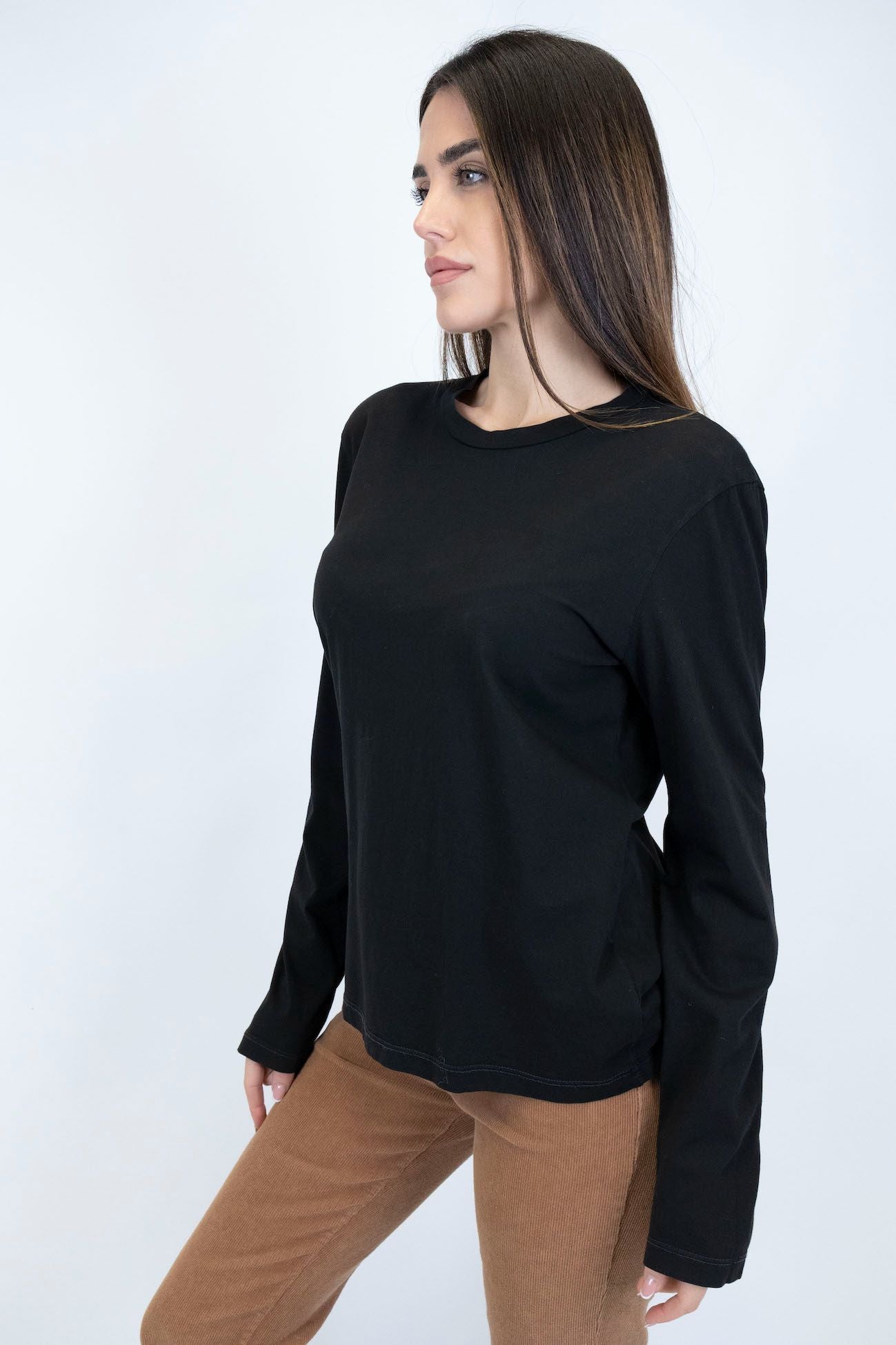 Imperial - Basic solid color cotton shirt