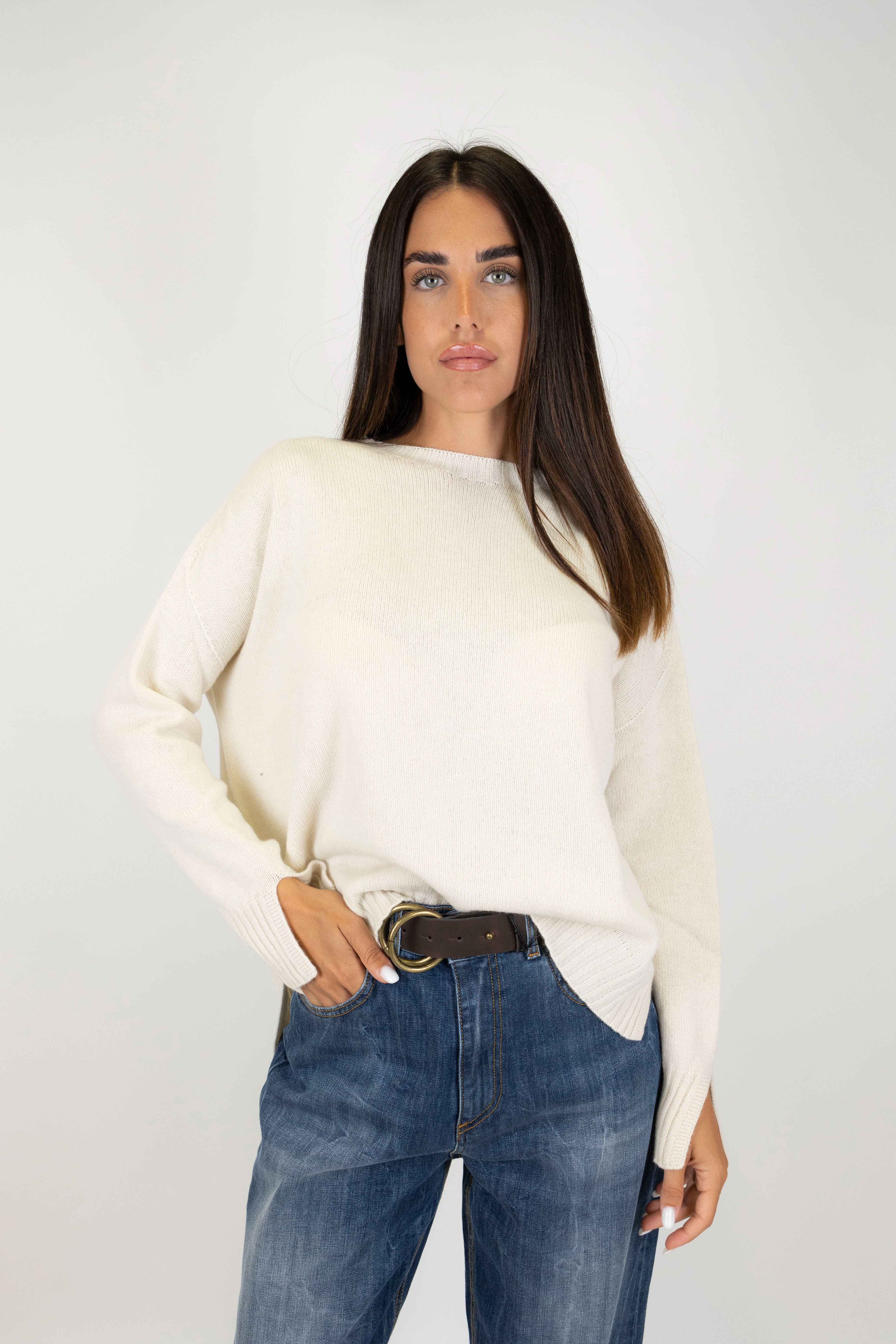 Tensione in - Maglia over 100% cashmere