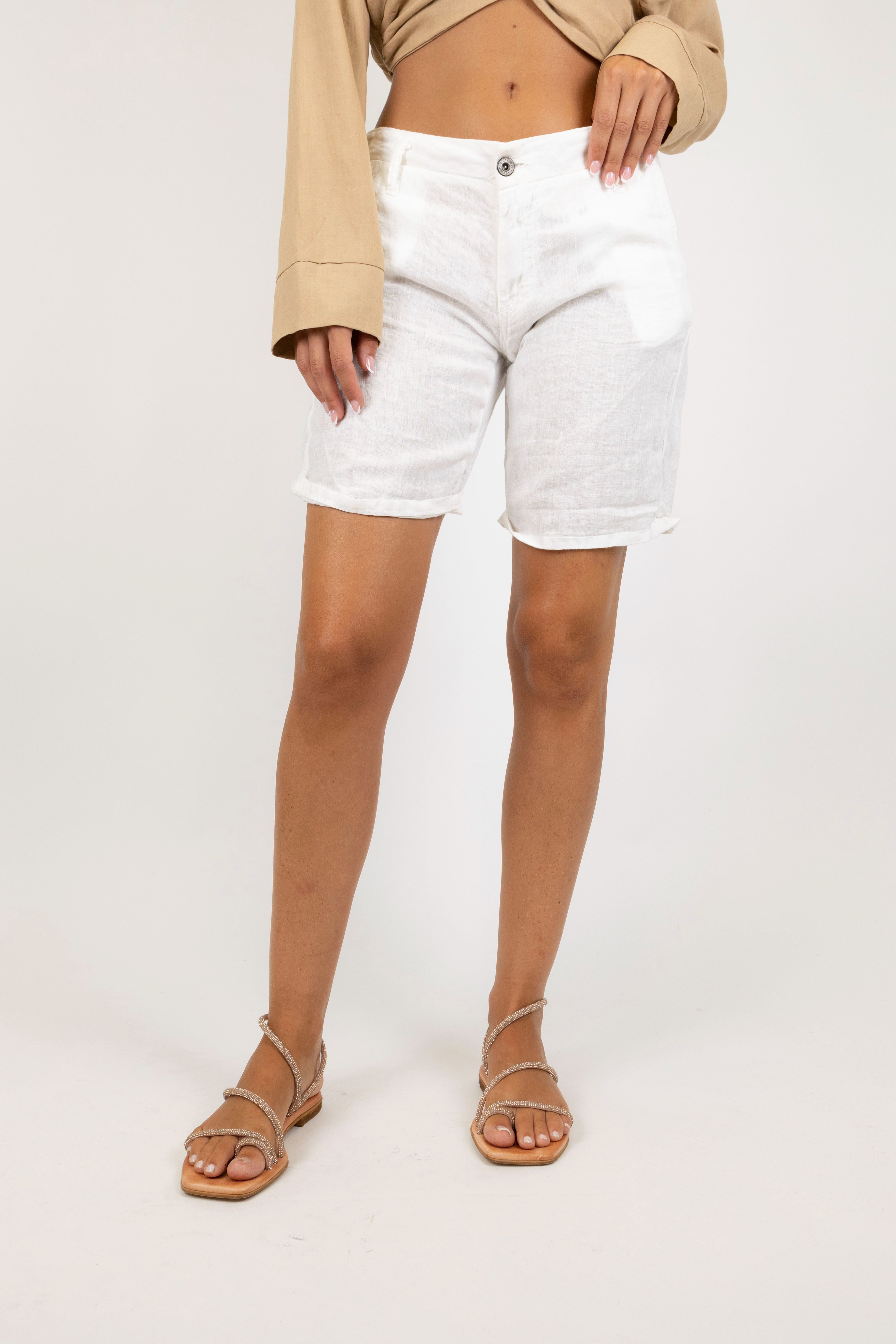 Please - Pure linen shorts