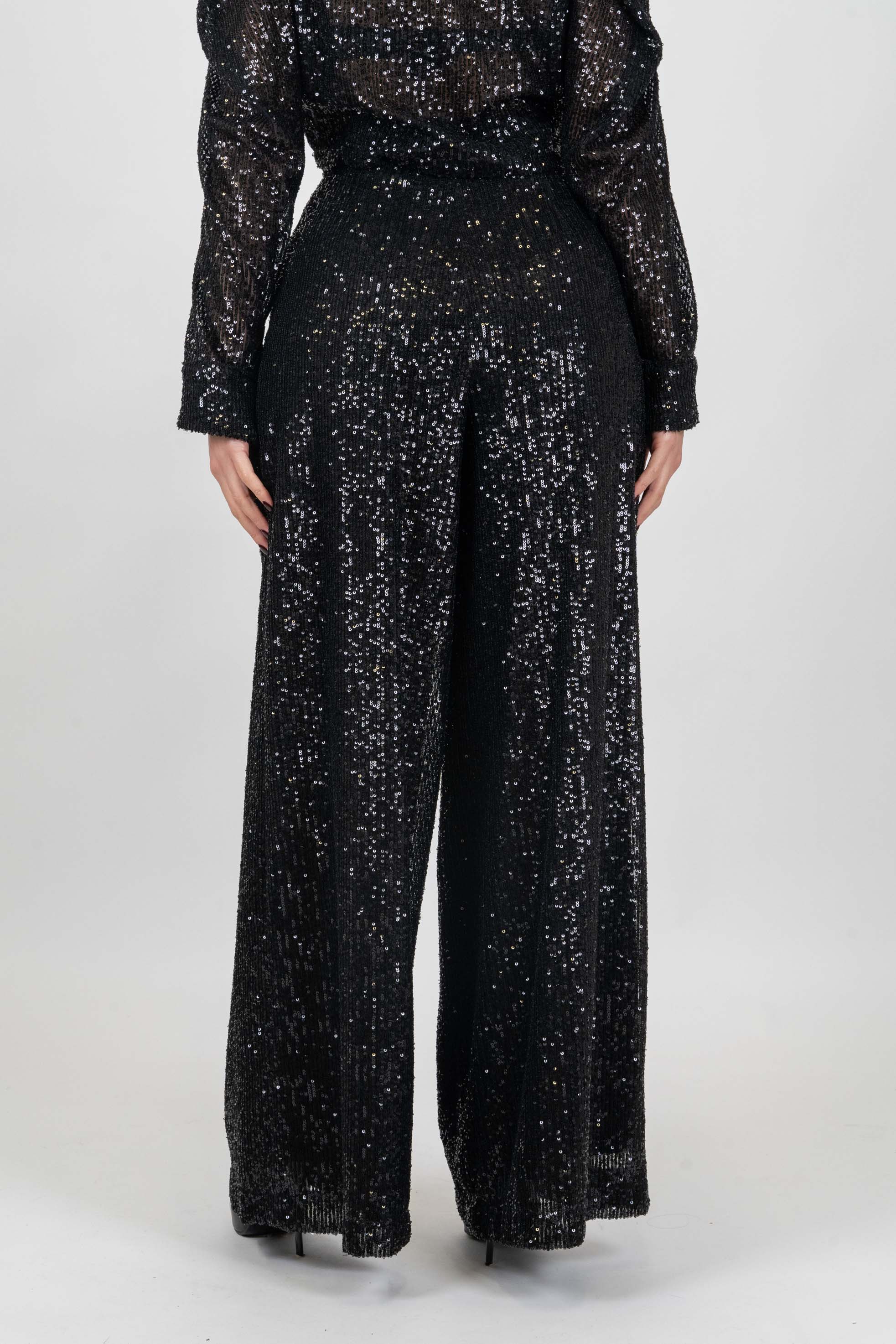 Tension in - Palazzo trousers with sequins