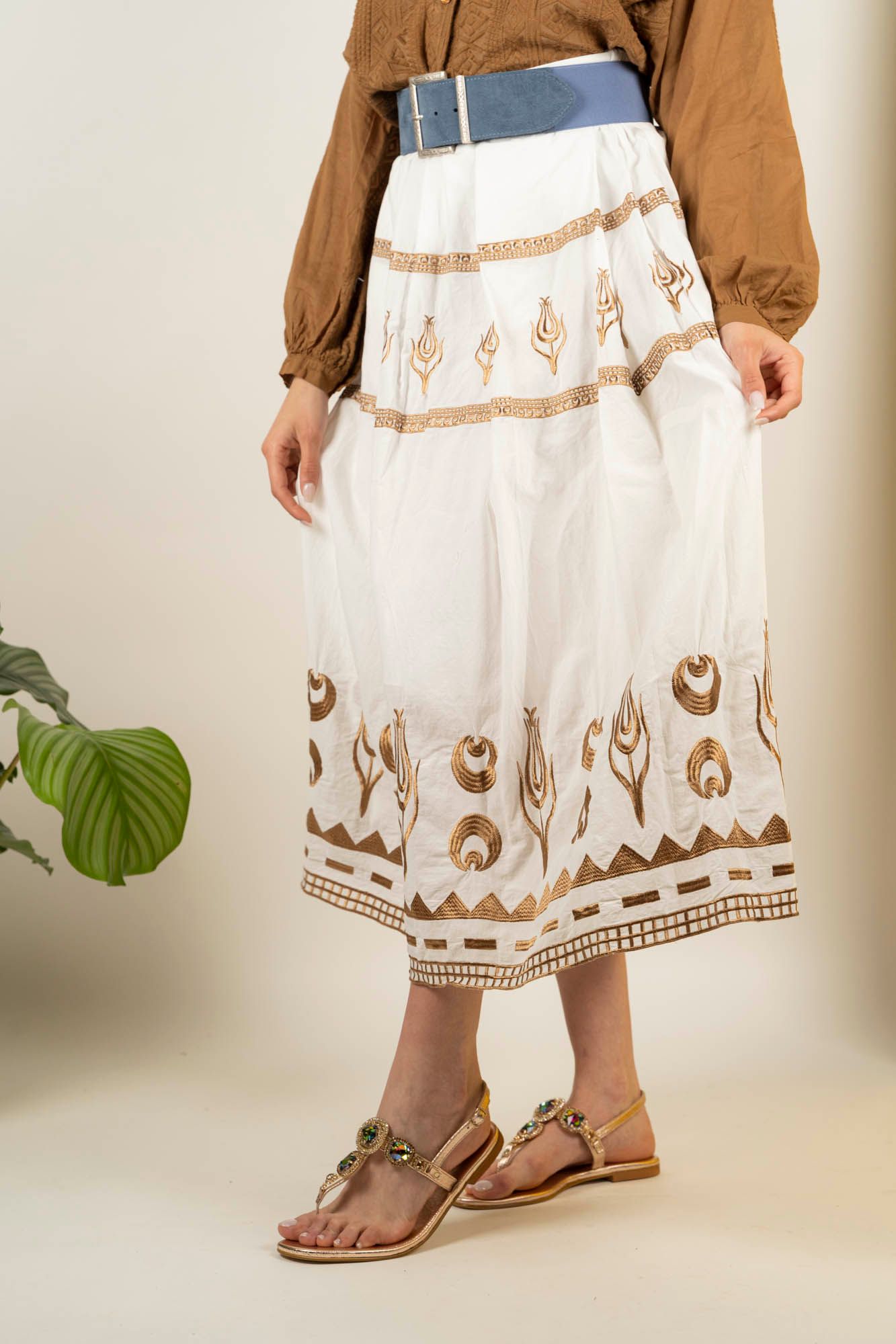 Tension in - Ethnic patterned skirt