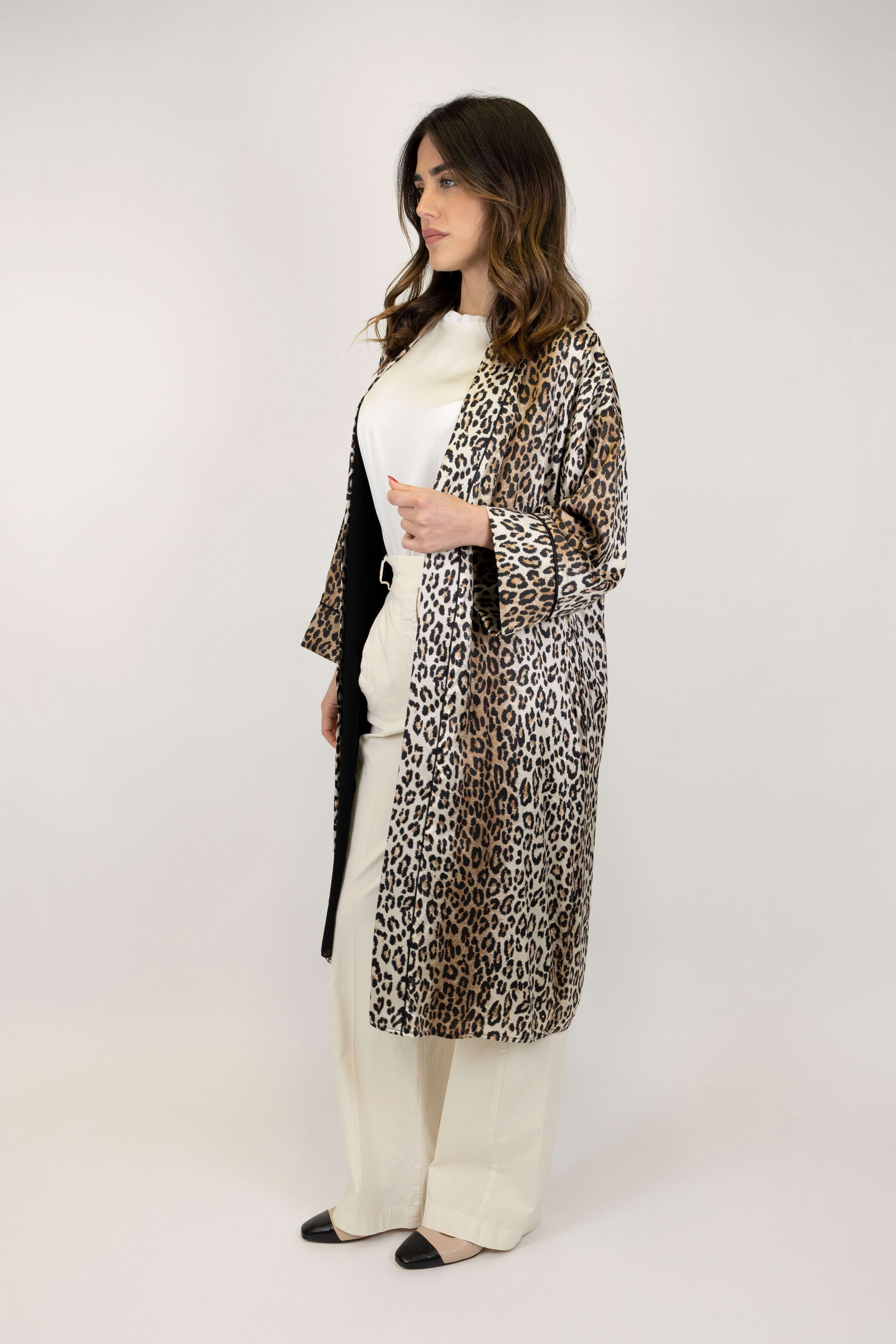 Motel - Animal print kimono