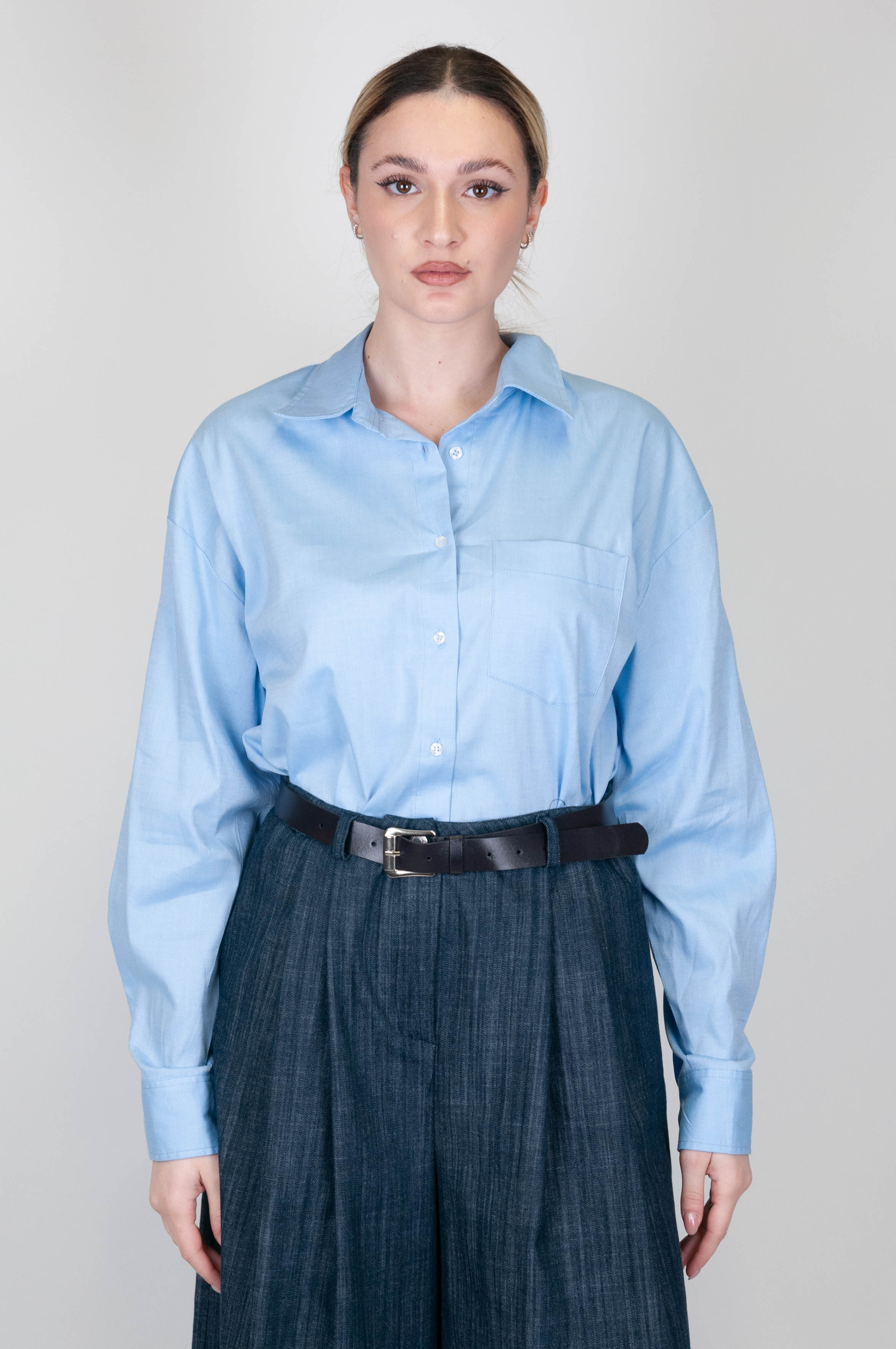 Tension in - Basic shirt with pocket