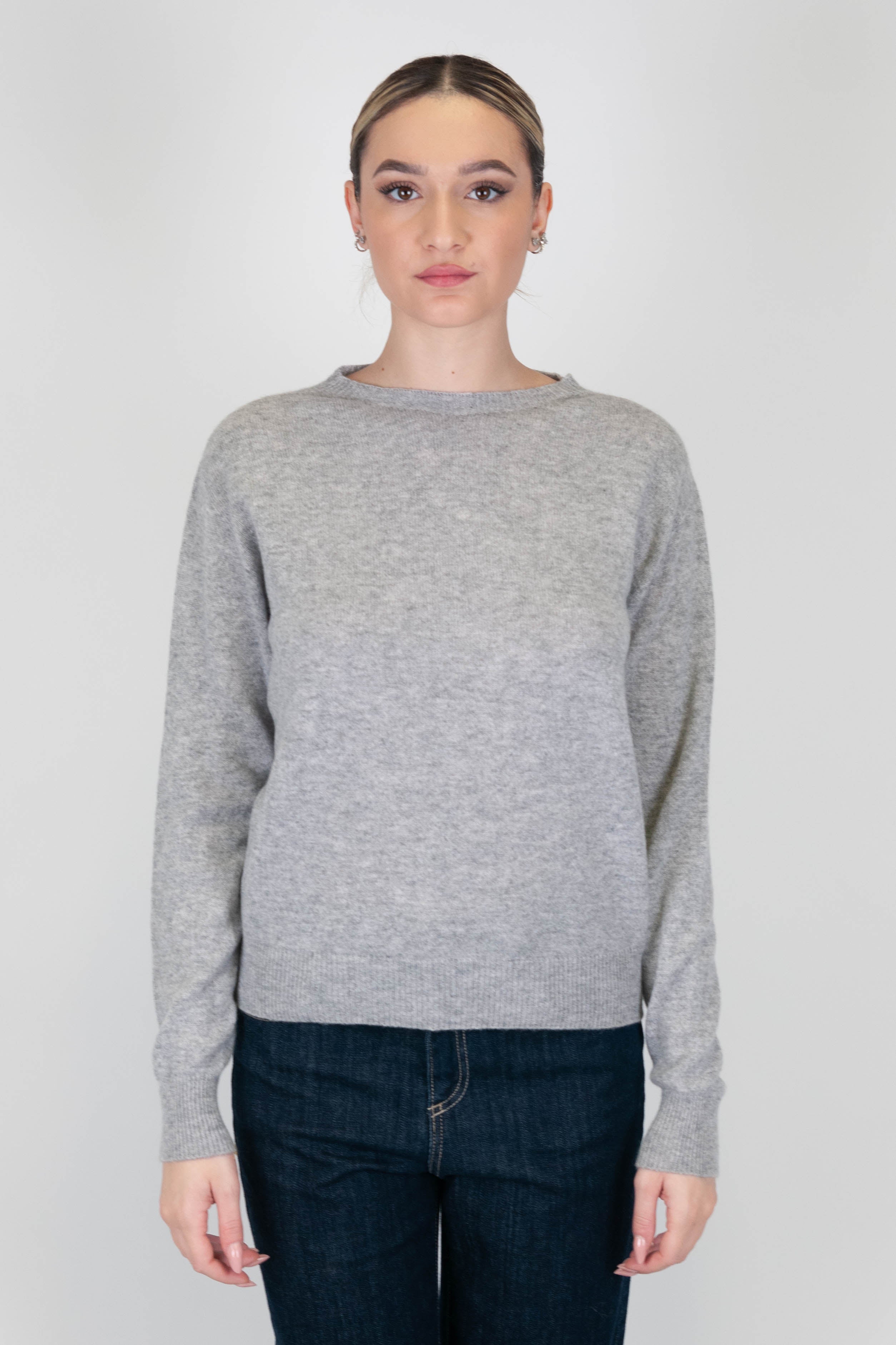 Motel - Maglia girocollo 100% puro cashmere