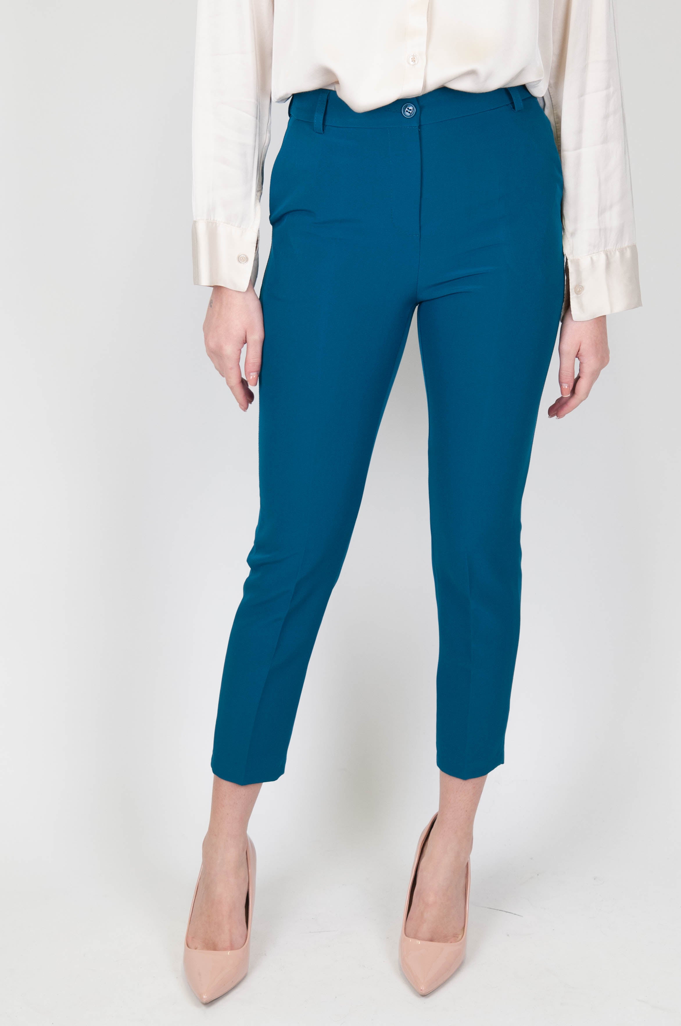 Maryley - Pantalone con piega stirata