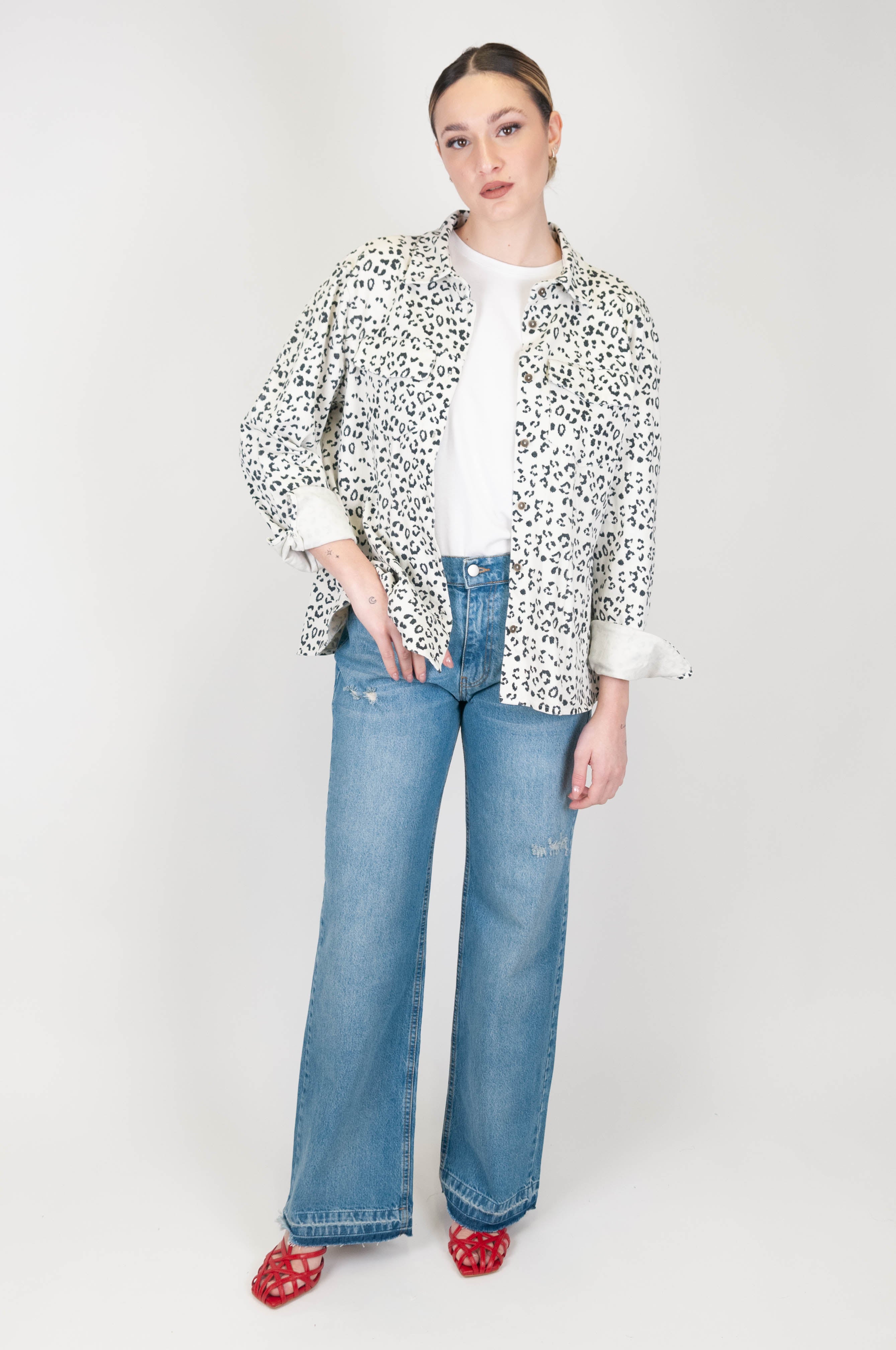 Motel - Animal print shirt