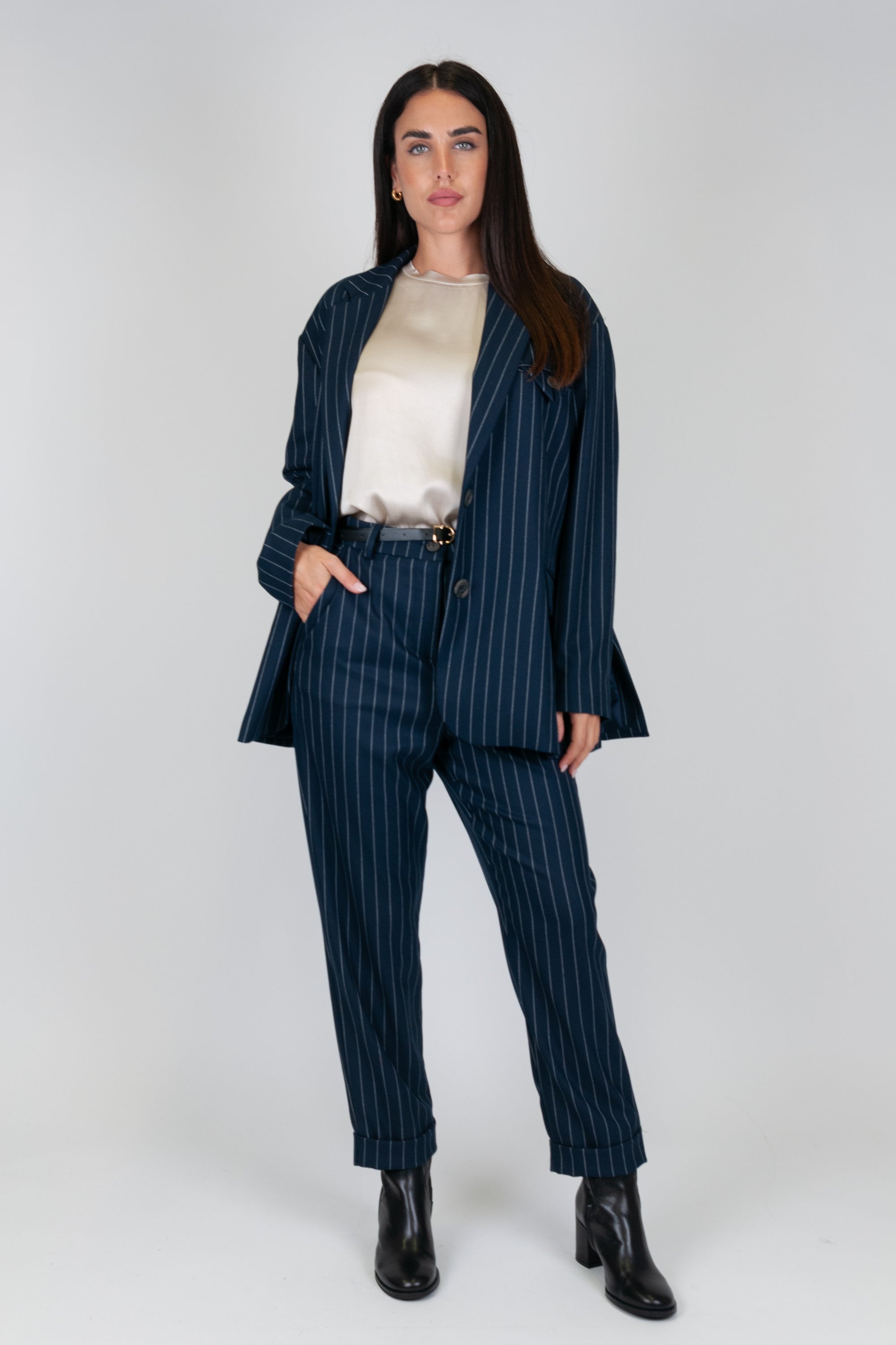 Tension in - Pinstriped trousers