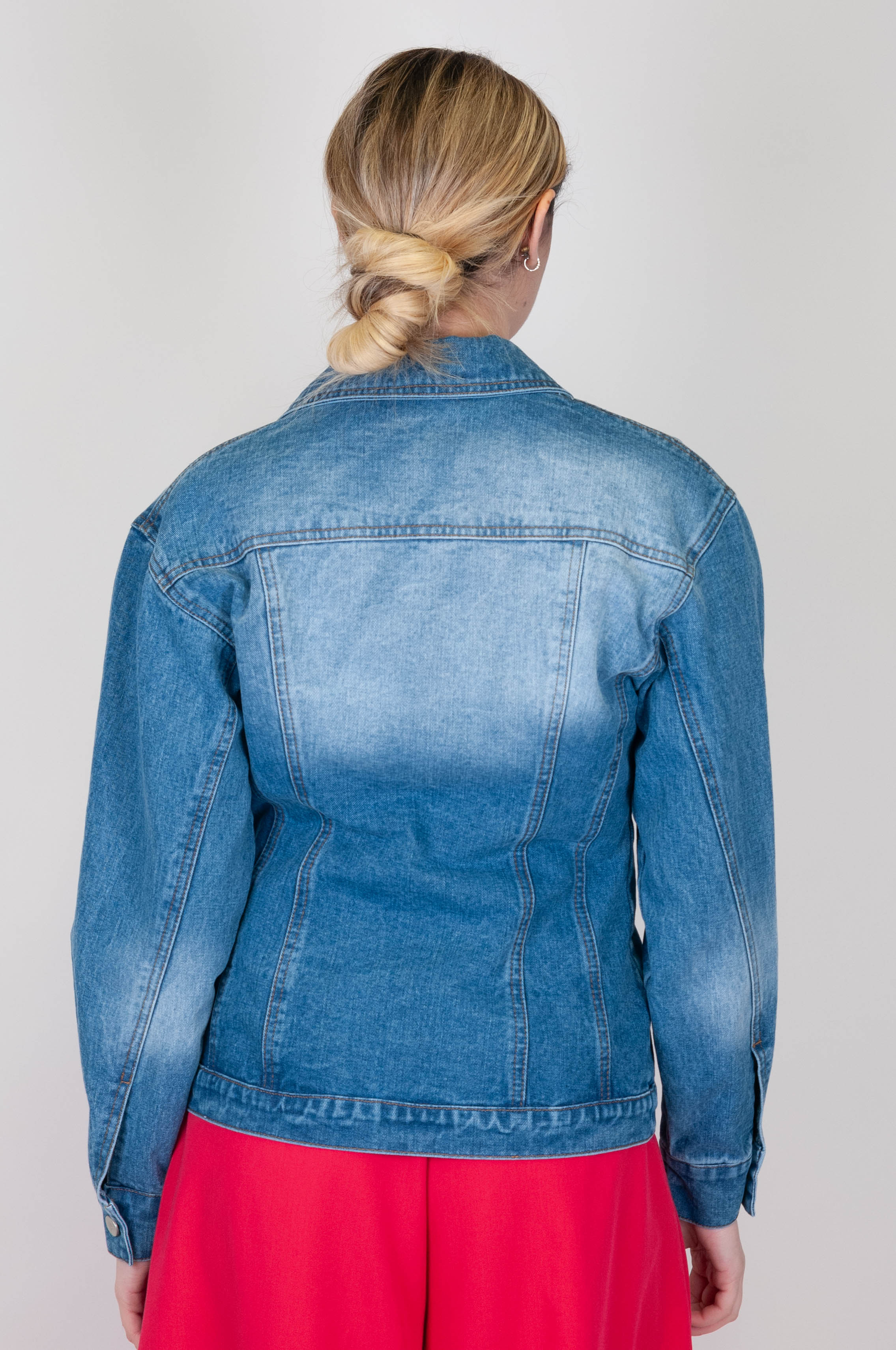 Motel - Denim jacket with buttons and pockets