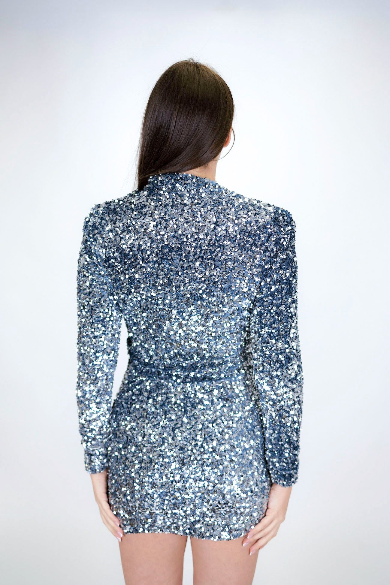 Tension in - Velvet sequin dress