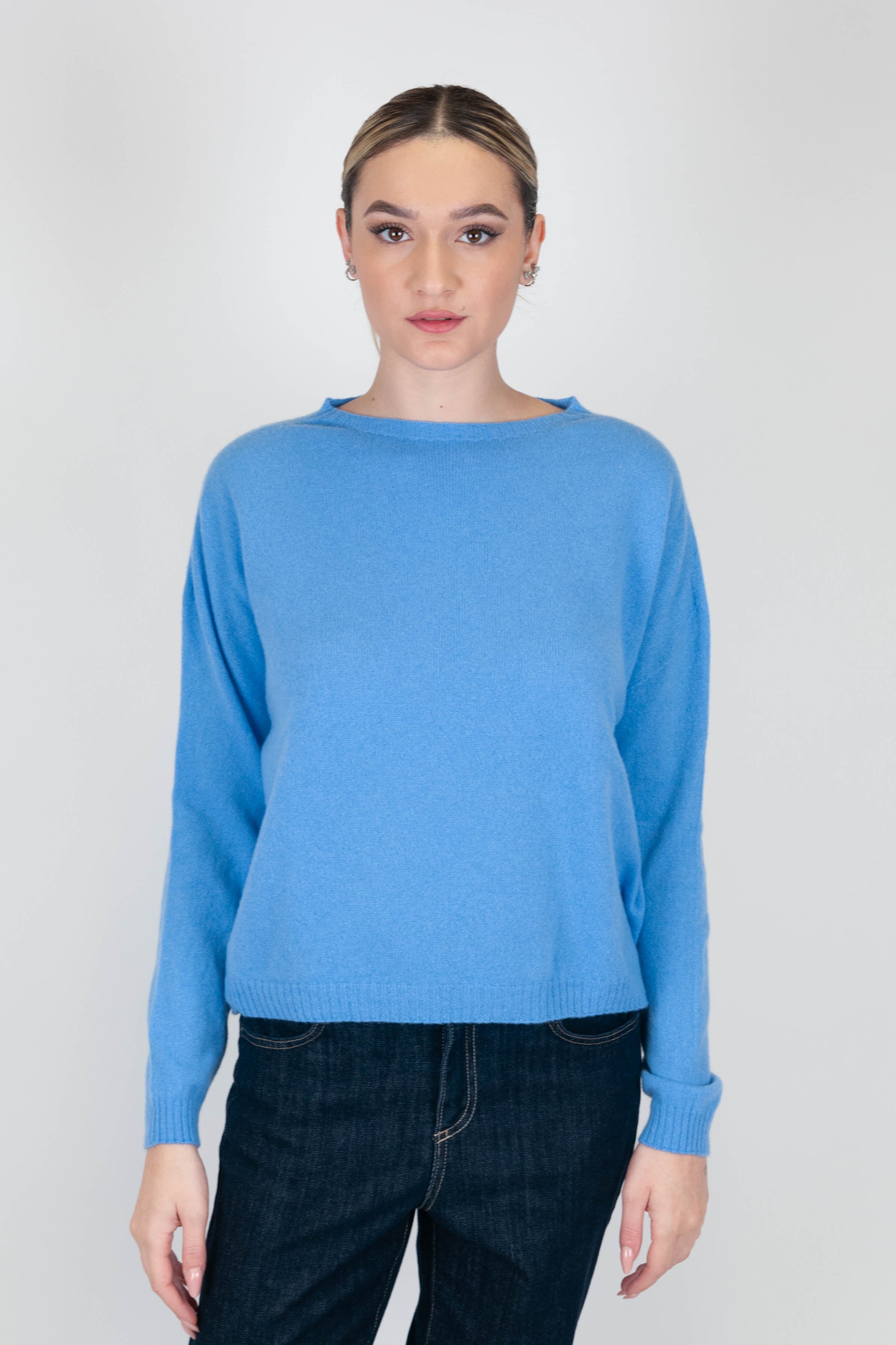 Motel - Maglia girocollo 100% puro cashmere