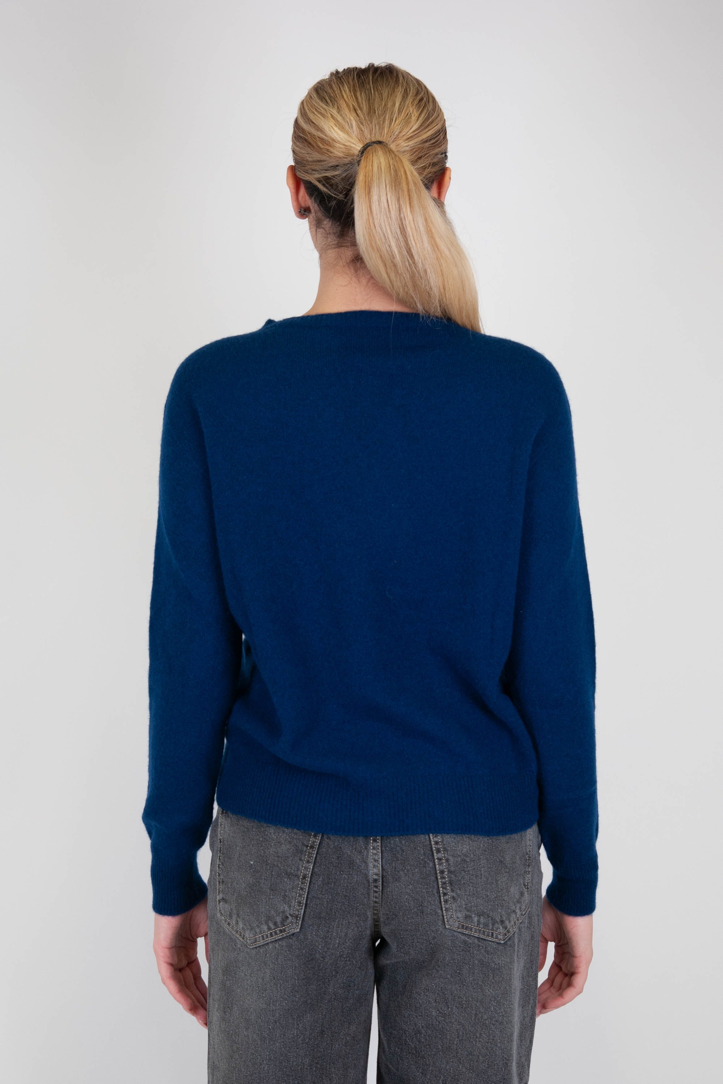 Tension in - Crew neck sweater in 100% pure cashmere