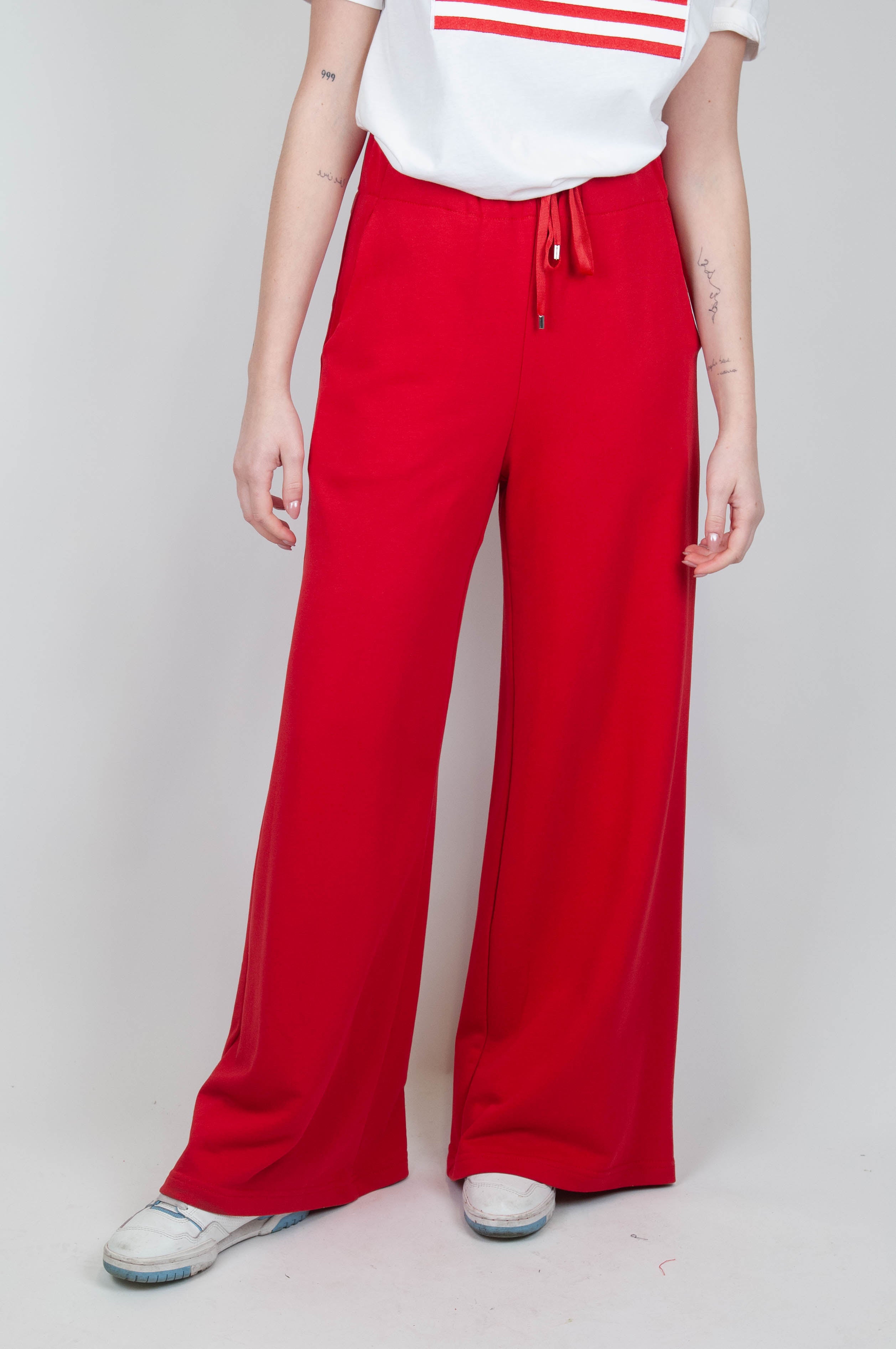 Tension in - Palazzo trousers in fleece