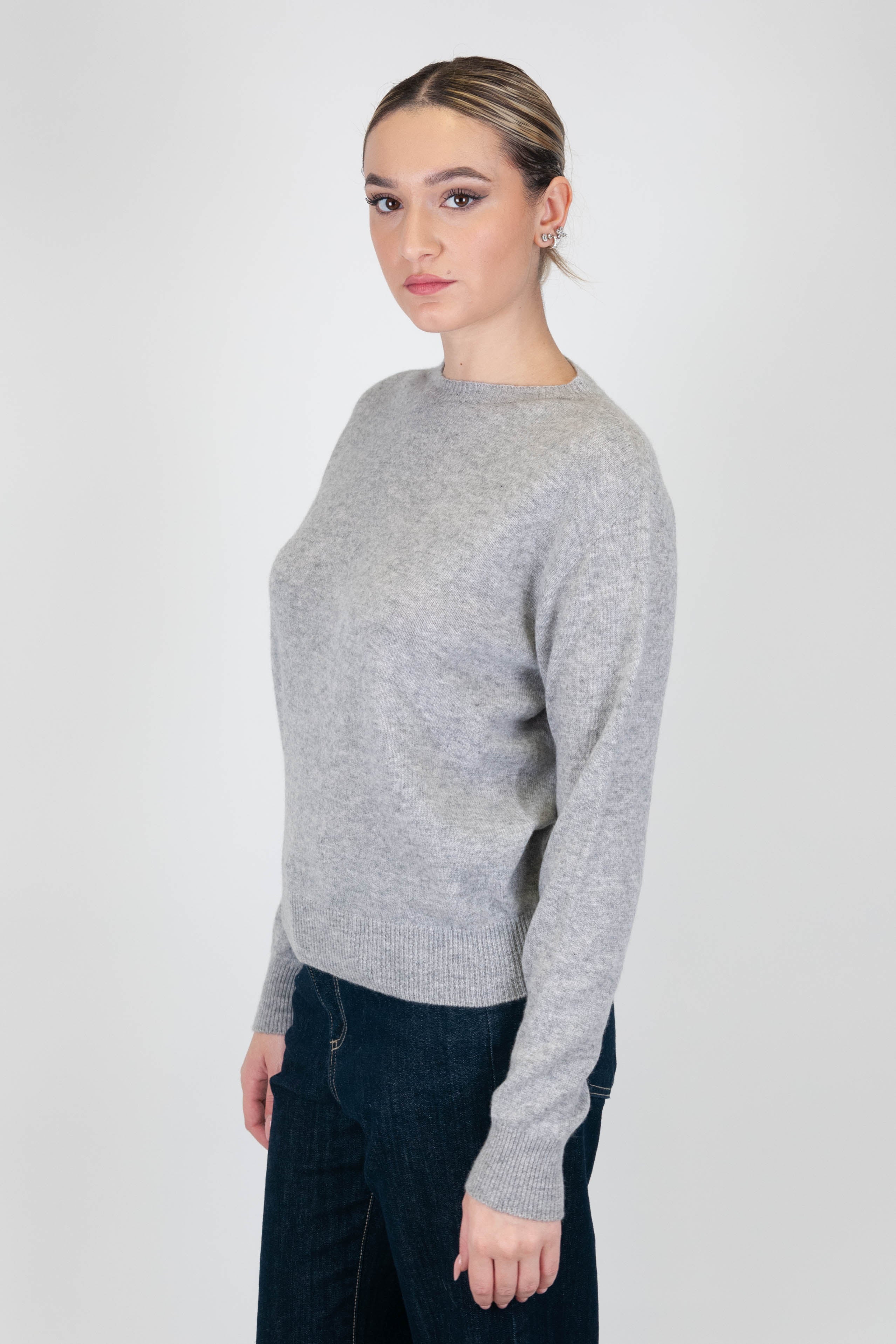 Motel - Maglia girocollo 100% puro cashmere