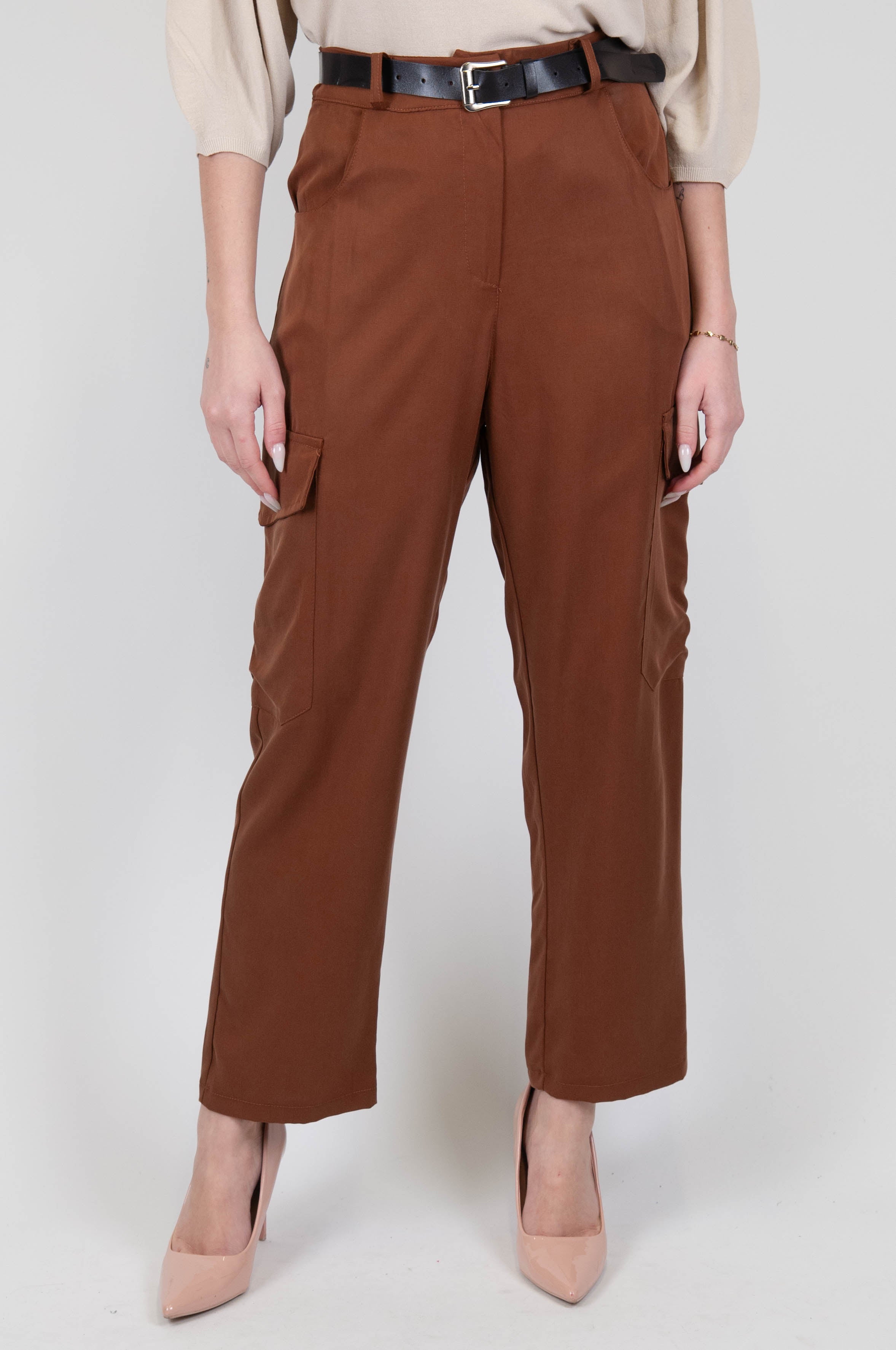 Haveone - Tencel cargo trousers