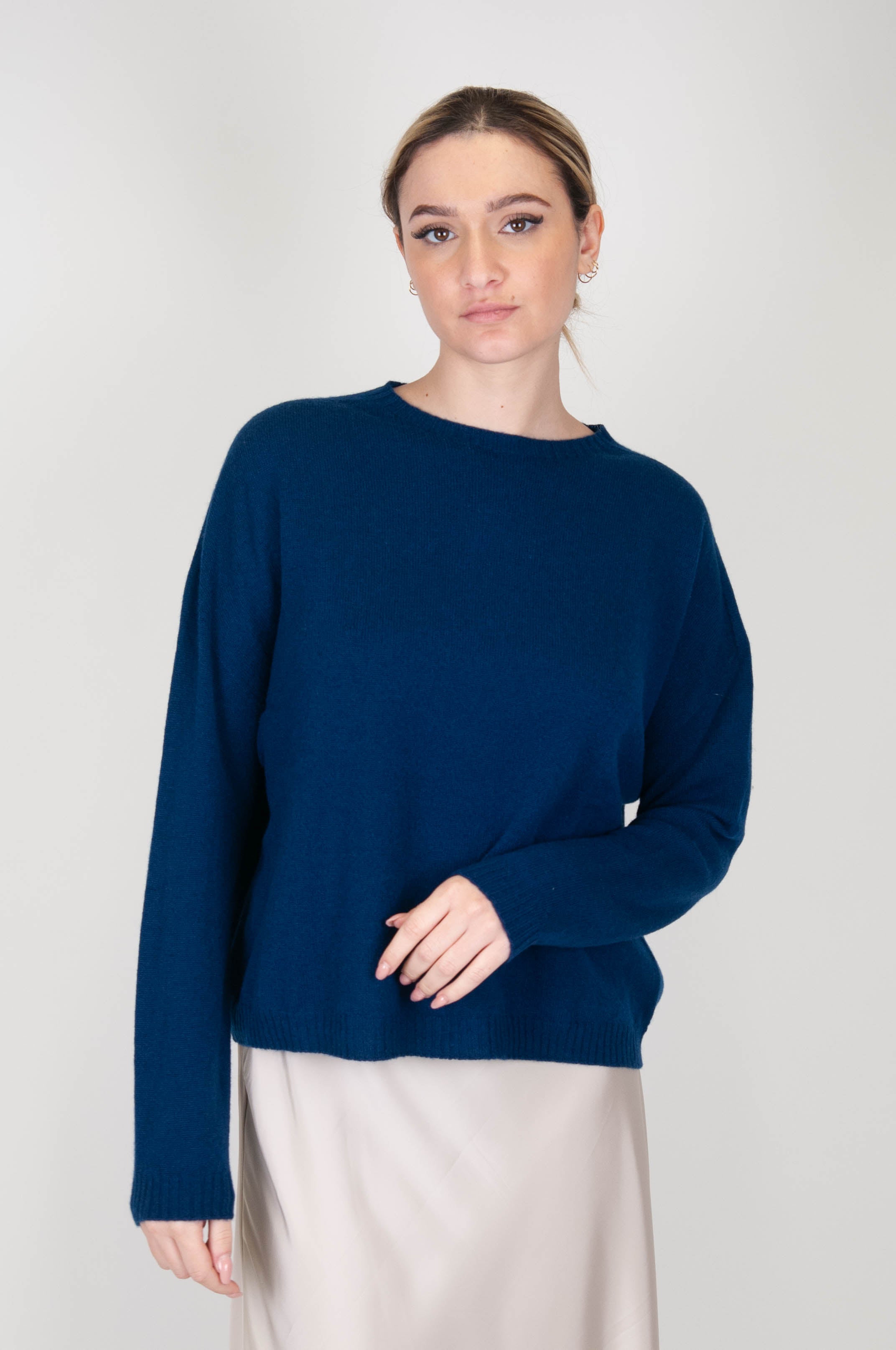 Motel - Maglia girocollo 100% puro cashmere