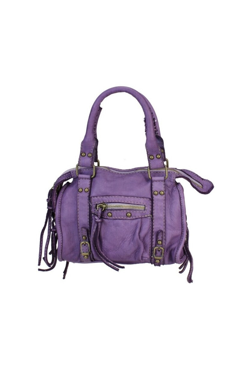 Borsa piccola in vera pelle vintage