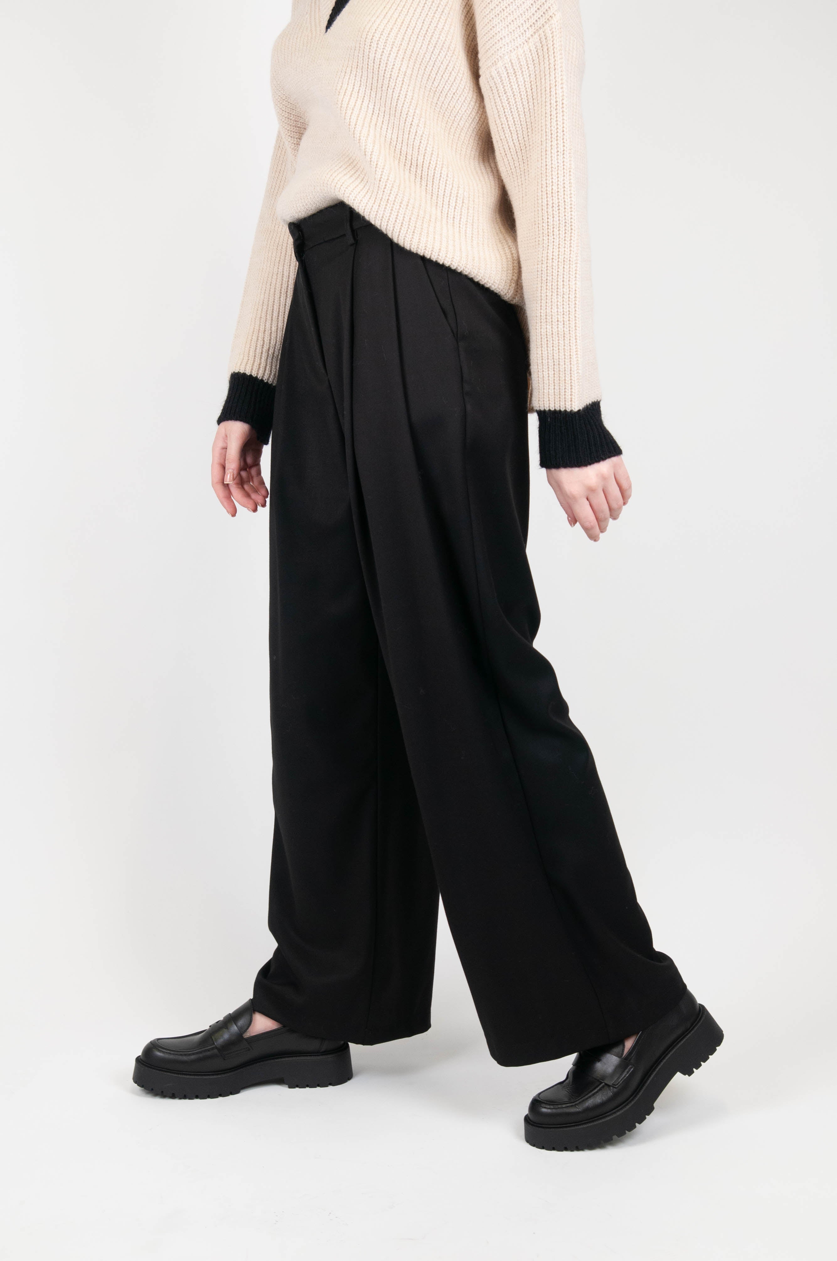 Motel - Palazzo trousers with pleats