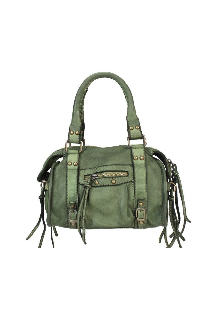 Borsa piccola in vera pelle vintage