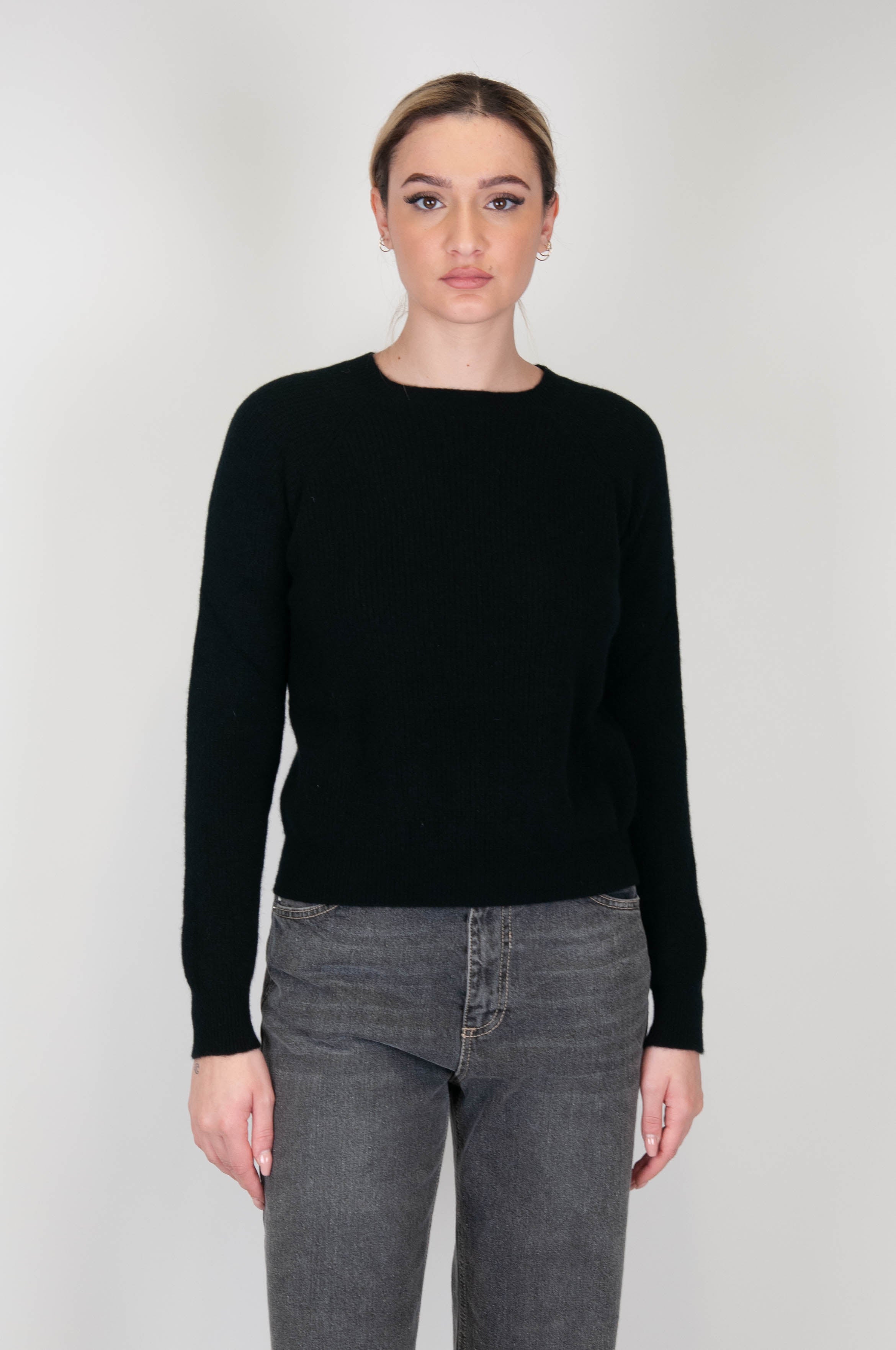 Motel - Maglia girocollo 100% cashmere