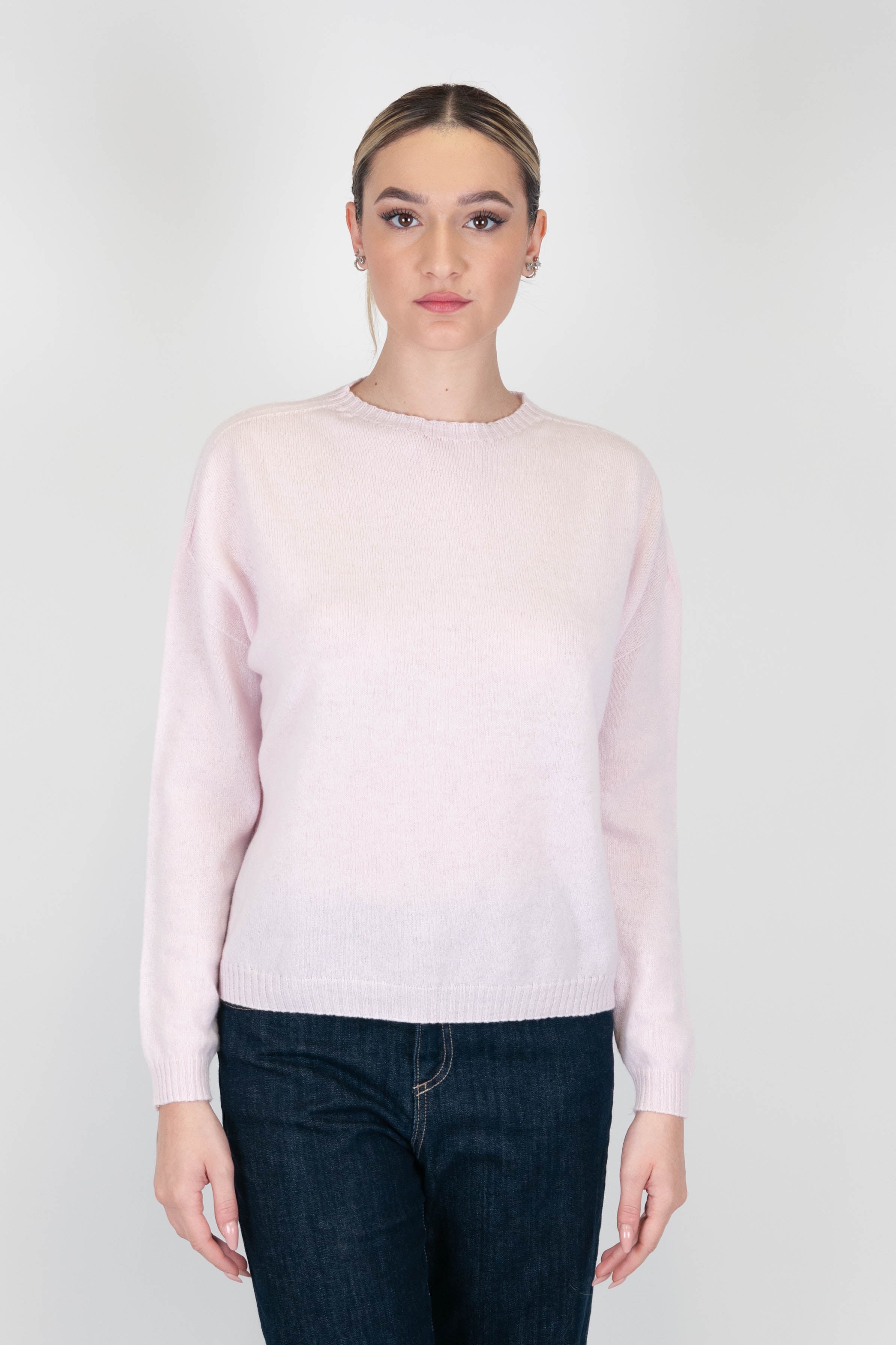 Motel - Maglia girocollo 100% puro cashmere