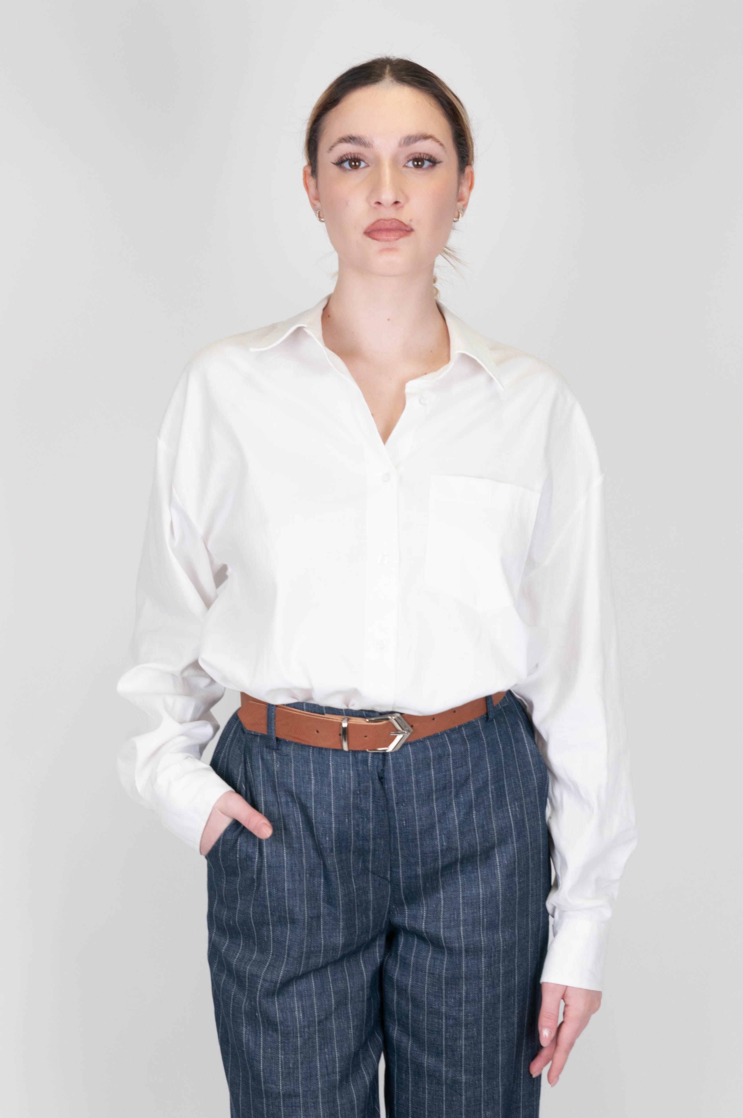 Tension in - Camicia basic con taschino