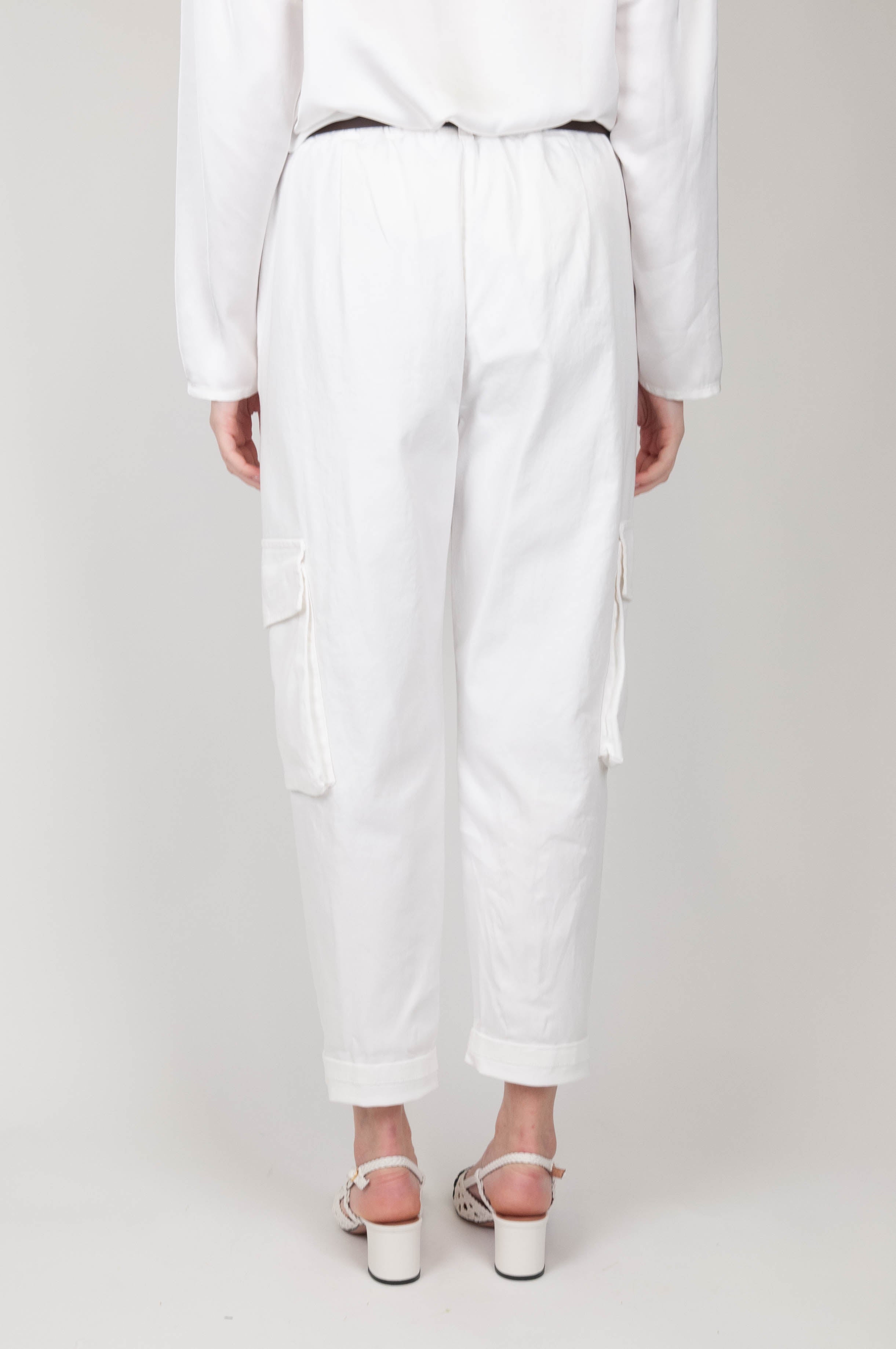 Motel - Cargo trousers with pleats