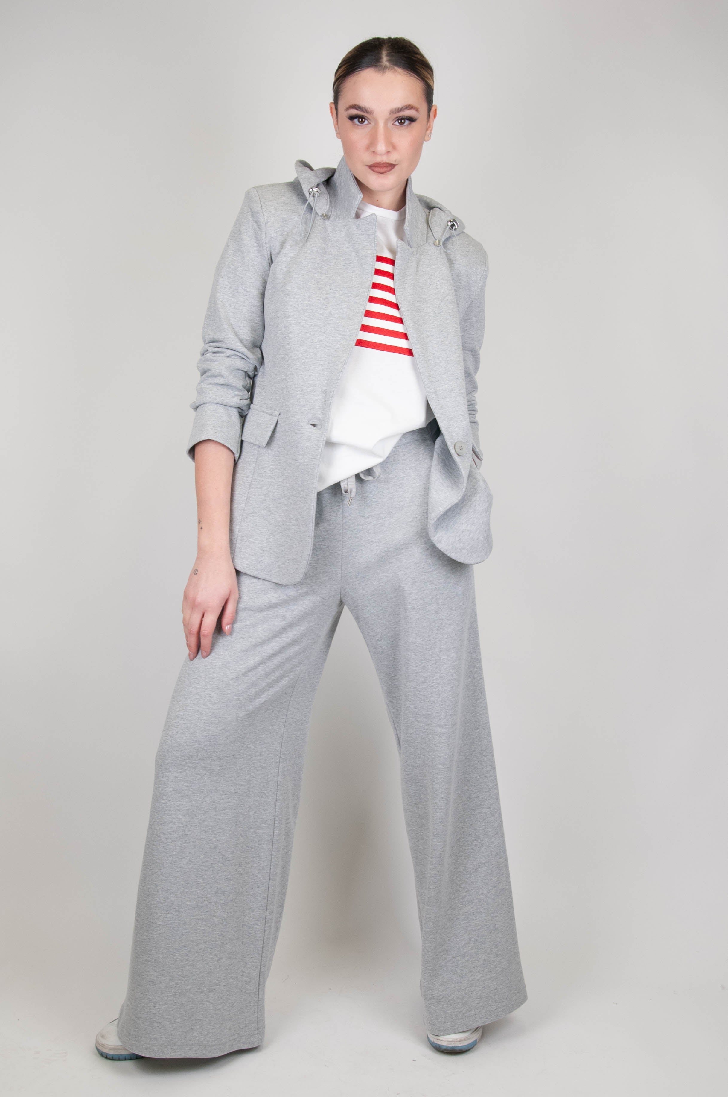 Tension in - Palazzo trousers in fleece